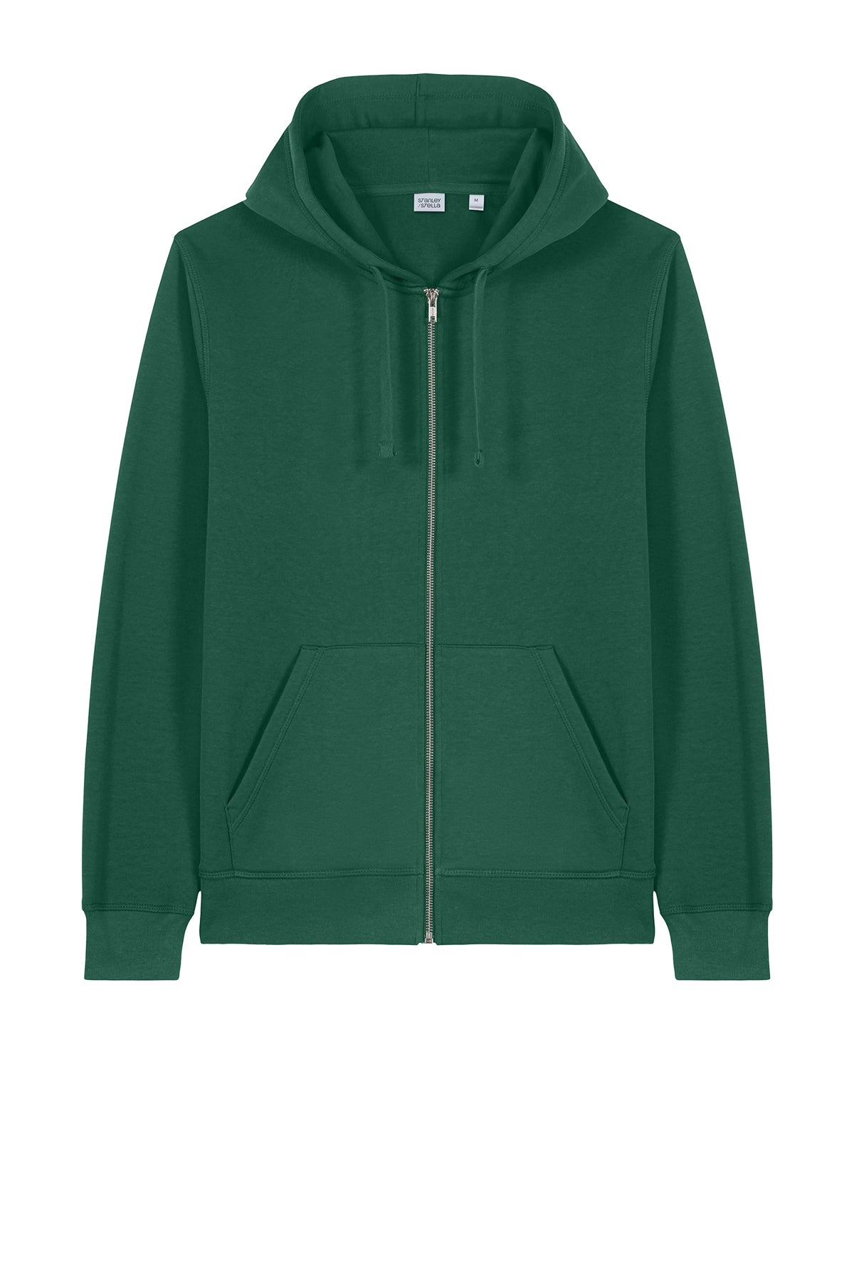 Stanley Stella Unisex Mixer Full-Zip Custom Hooded Sweatshirts, Bottle Green