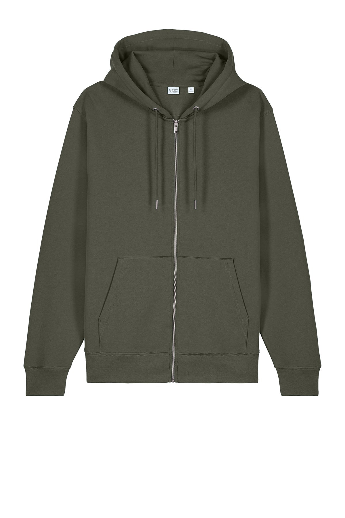Stanley Stella Unisex Cultivator 2.0 Full-Zip Custom Hooded Sweatshirts, Khaki Green