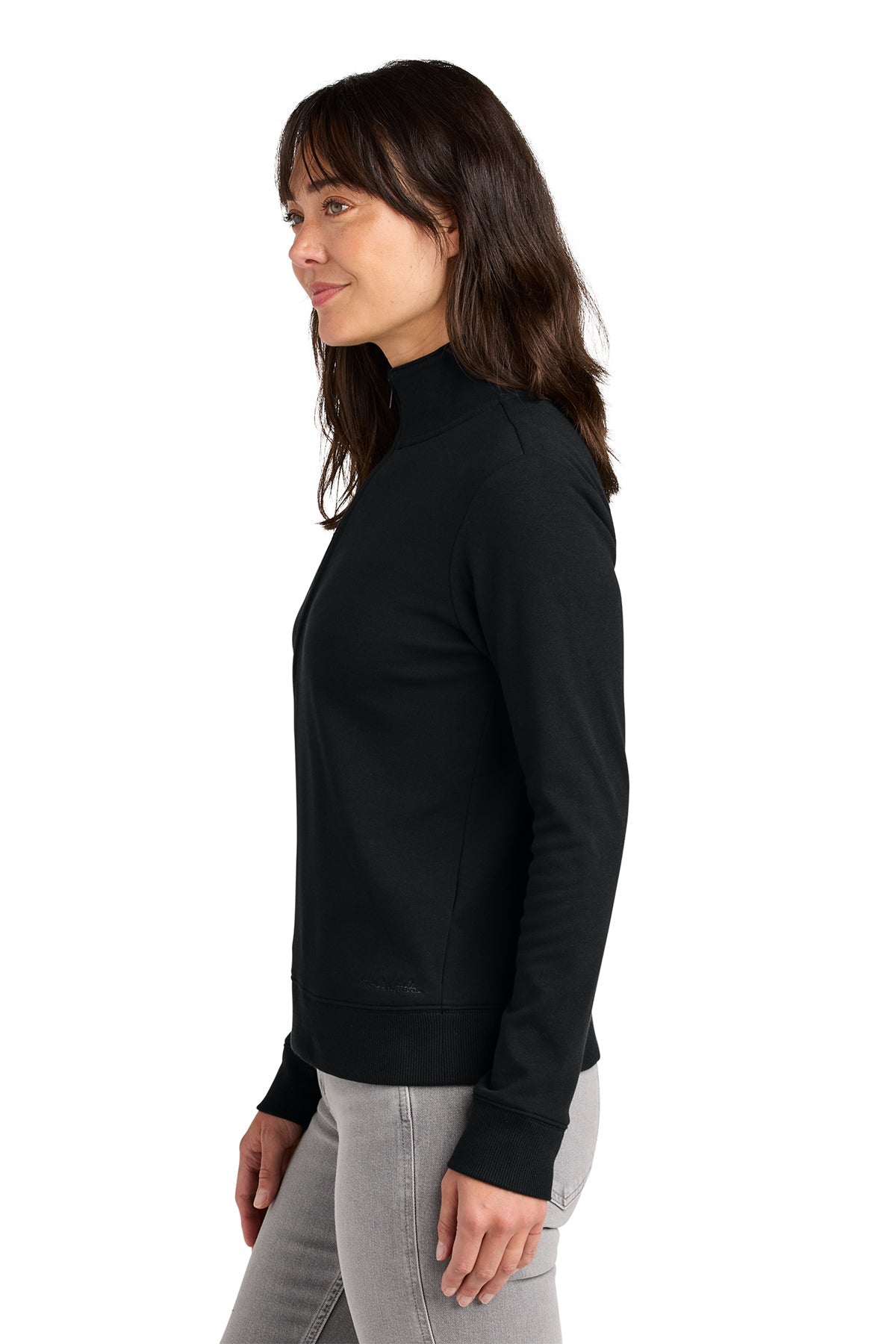TravisMathew Womens Ocean Villa Custom 1/4-Zips, Black