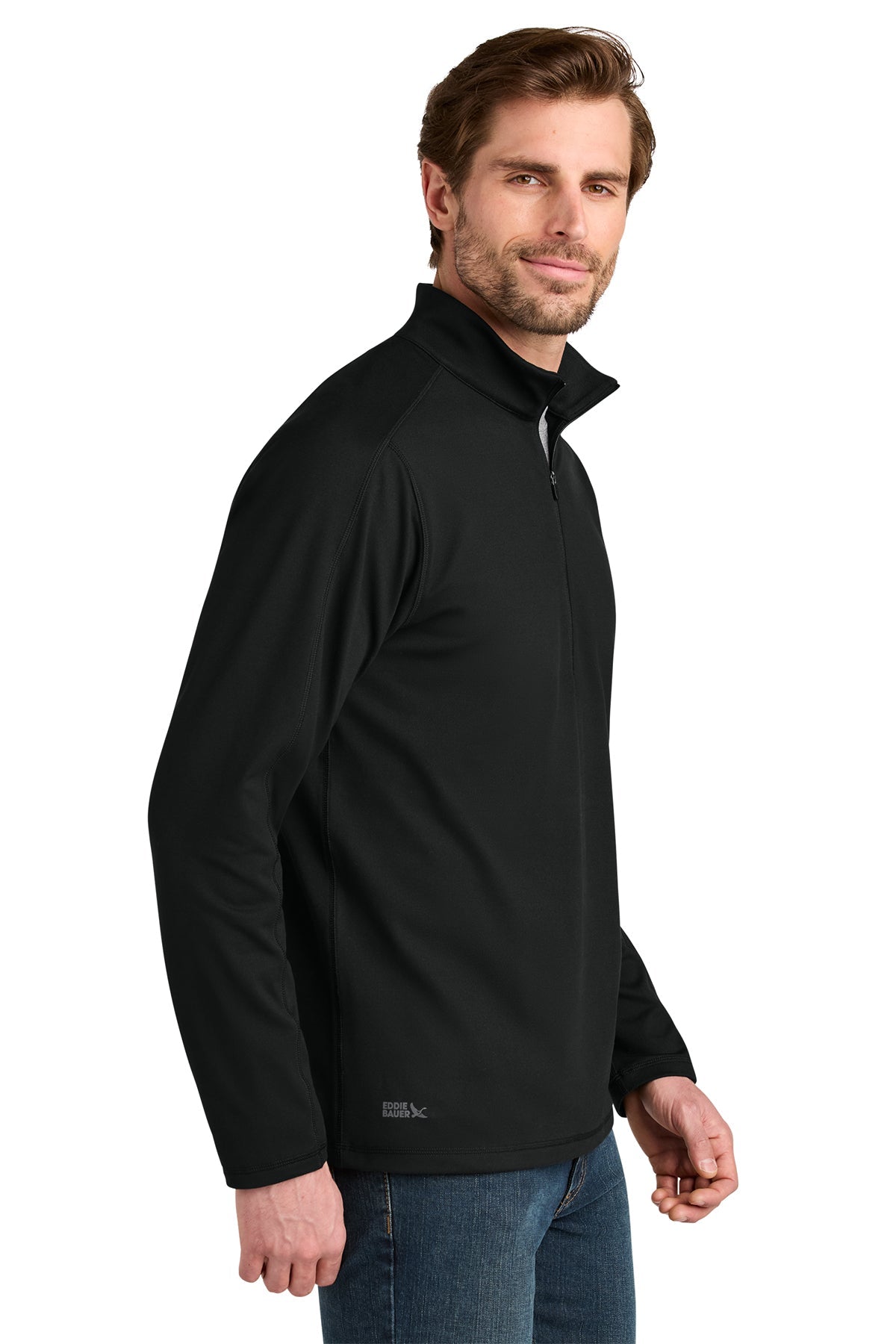 Eddie Bauer Adventurer Custom 1/4-Zips, Deep Black [Glazing Solutions]