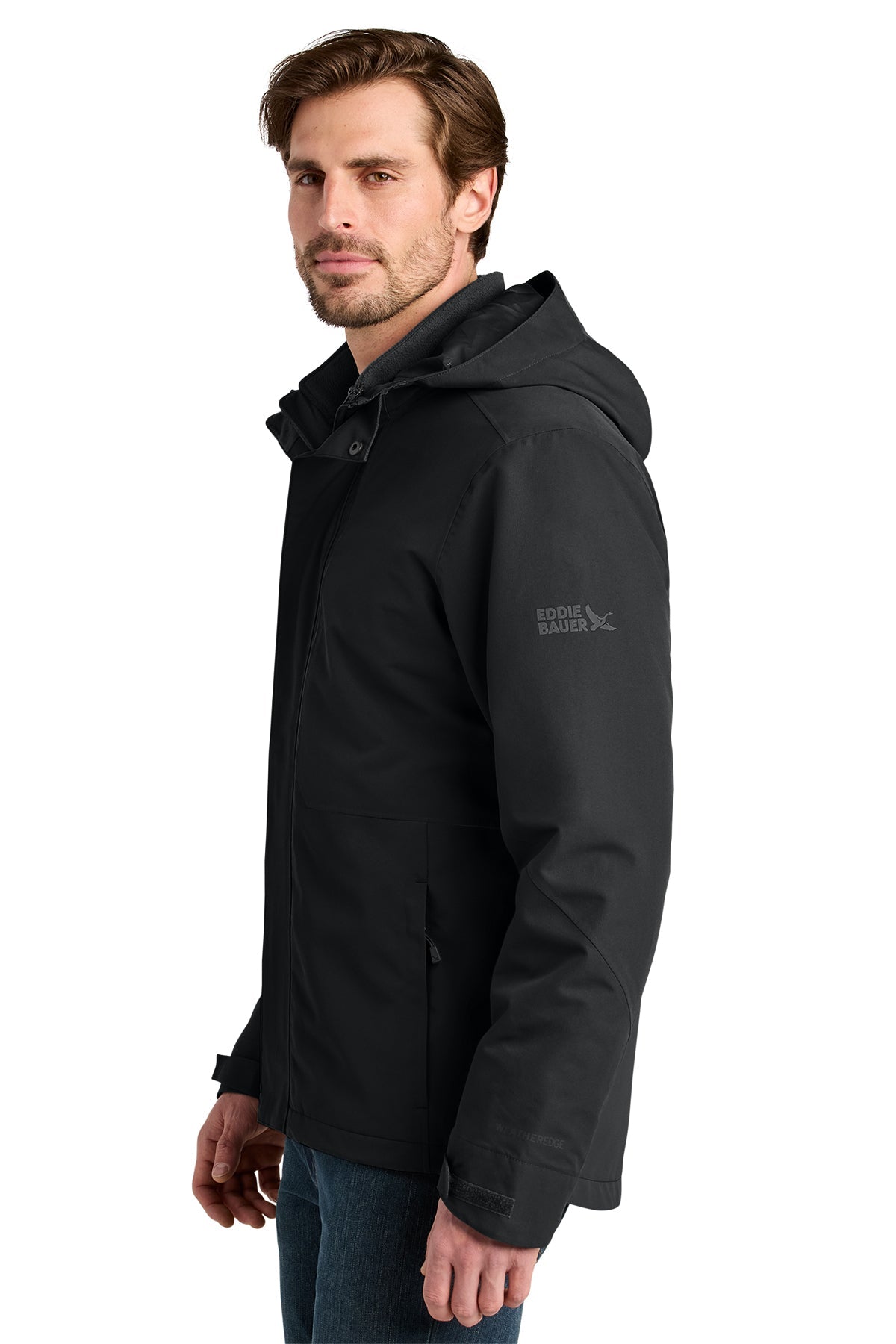 Eddie Bauer WeatherEdge Ridge Custom 3-in-1 Jackets, Black [Adam Equipment]