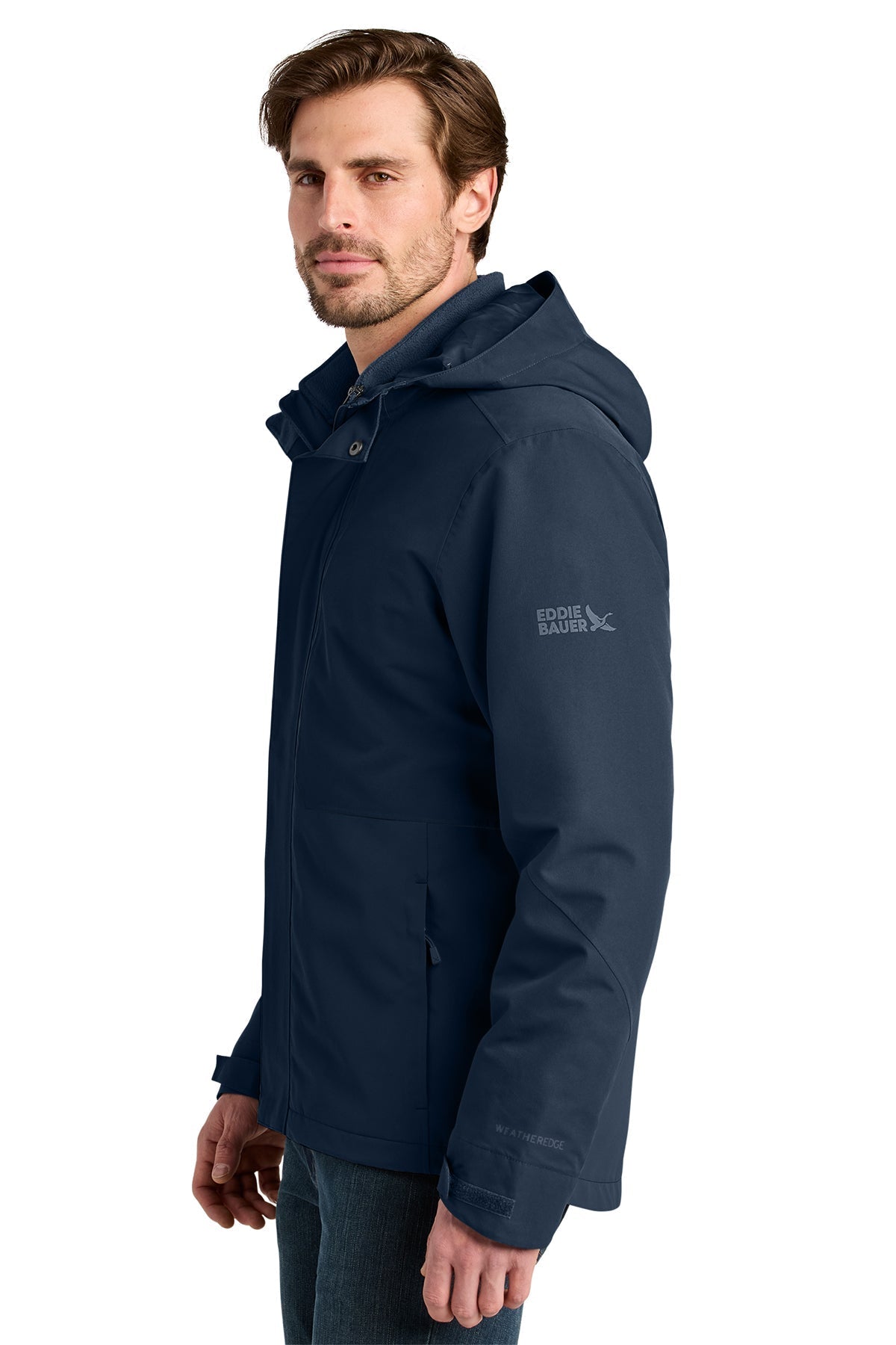Eddie Bauer WeatherEdge Ridge Custom 3-in-1 Jackets, River Blue Navy [Mechanical Solutions]