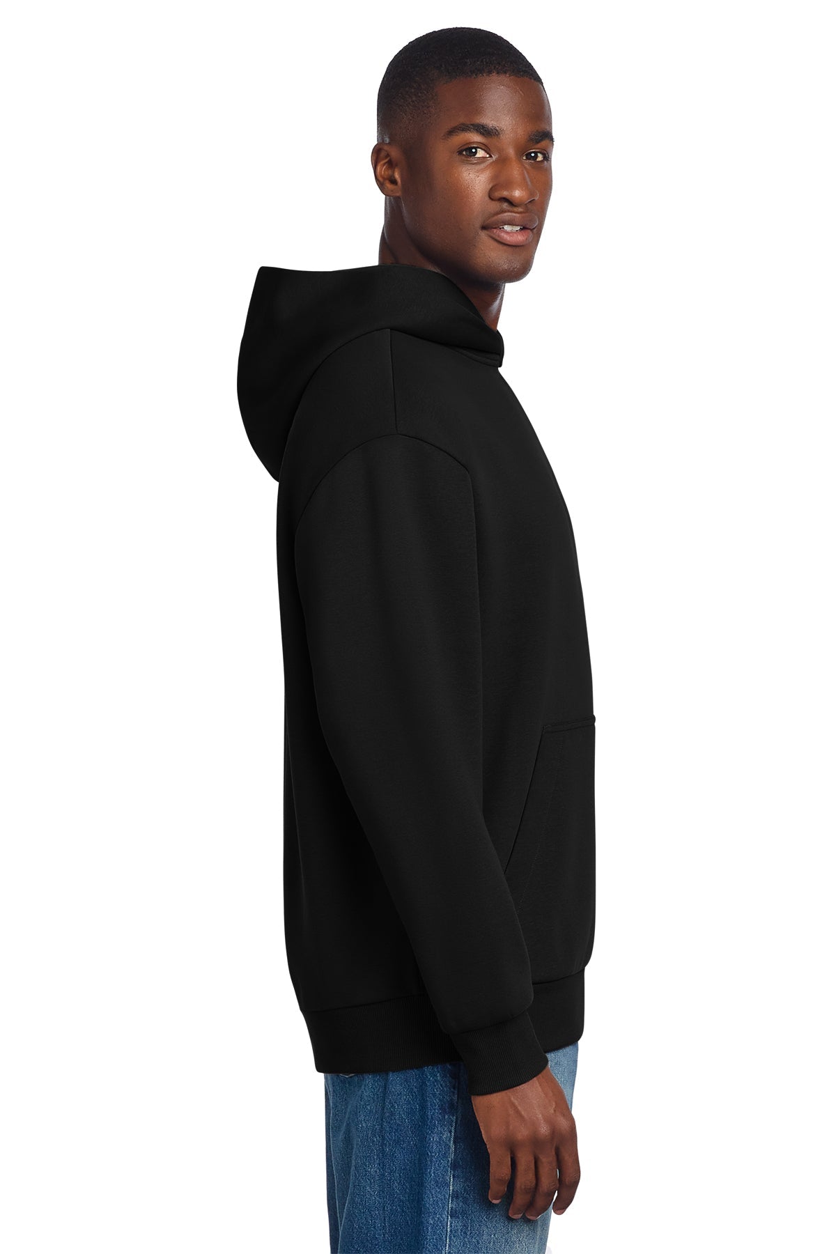 District V.I.T. Heavyweight Custom Fleece Hoodies, Black