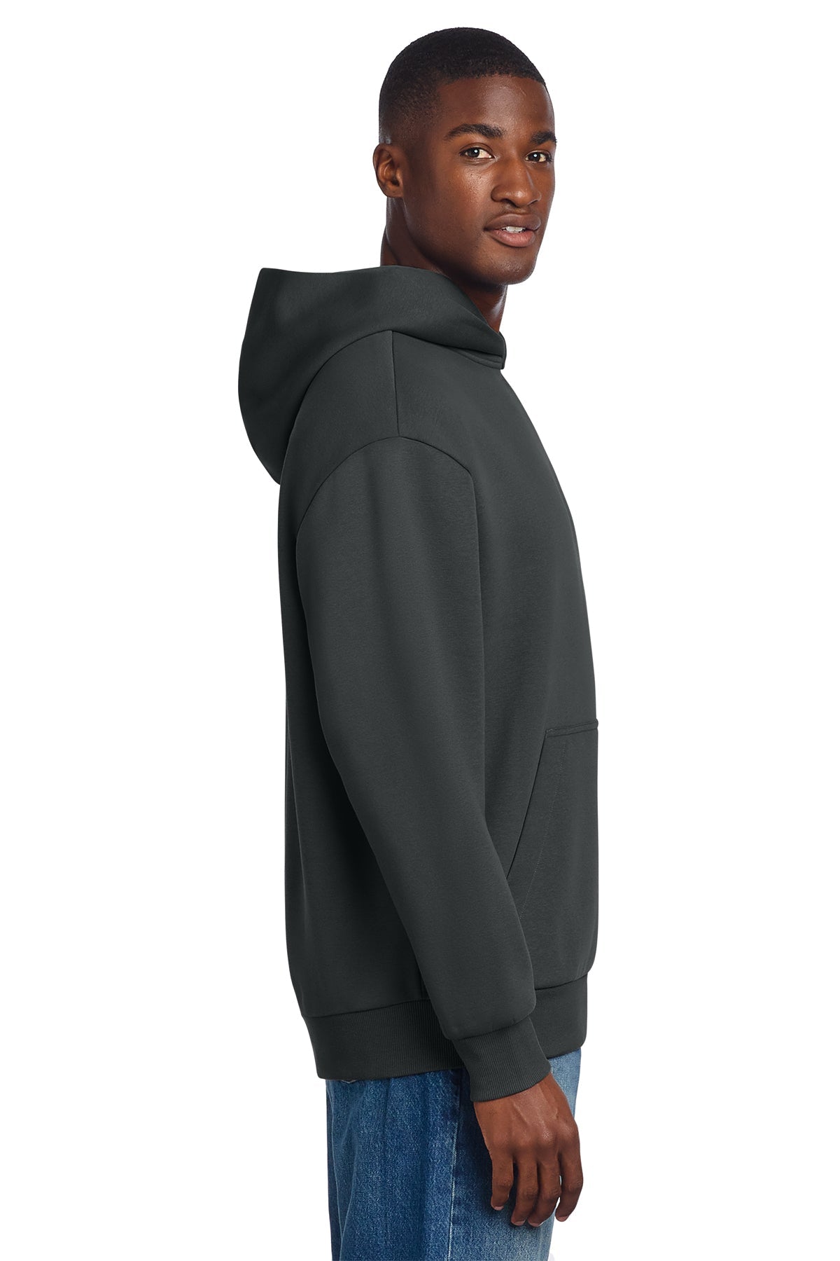 District V.I.T. Heavyweight Custom Fleece Hoodies, Charcoal