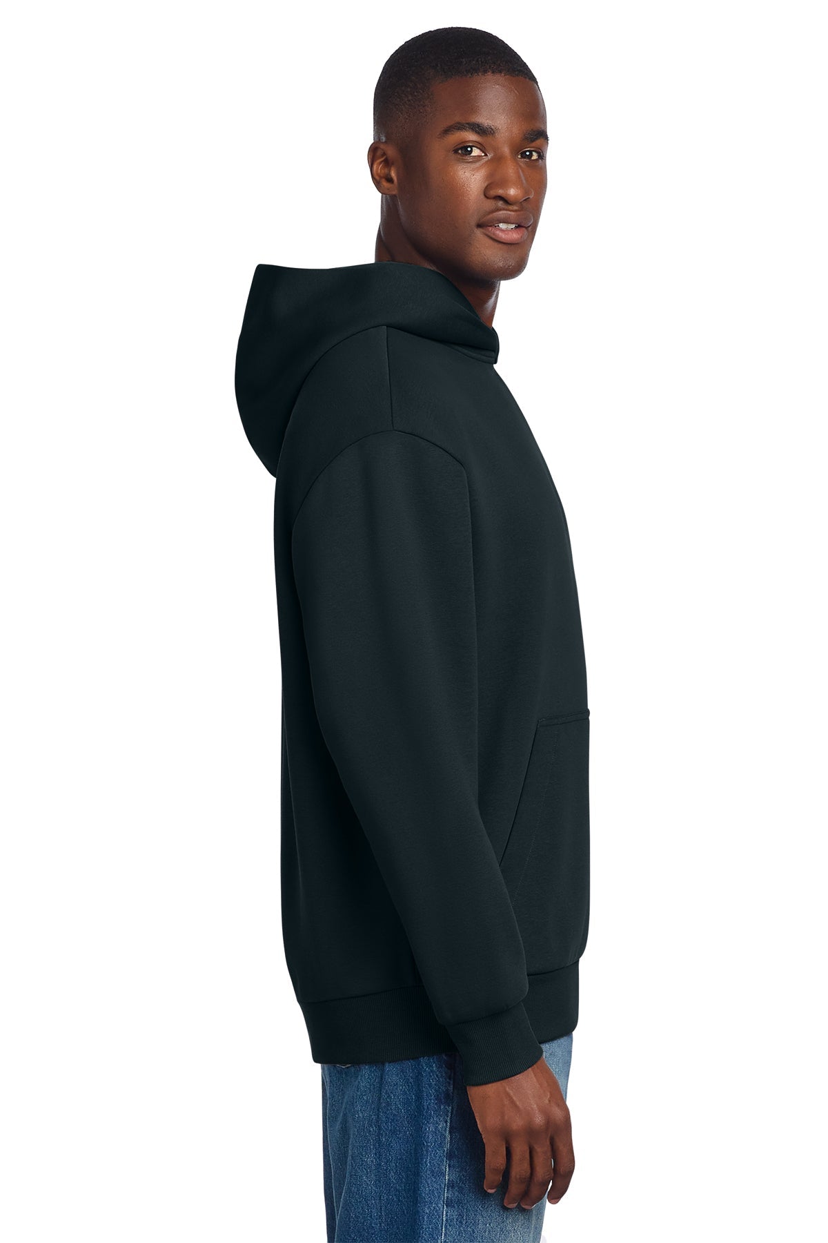 District V.I.T. Heavyweight Custom Fleece Hoodies, Navy Blue