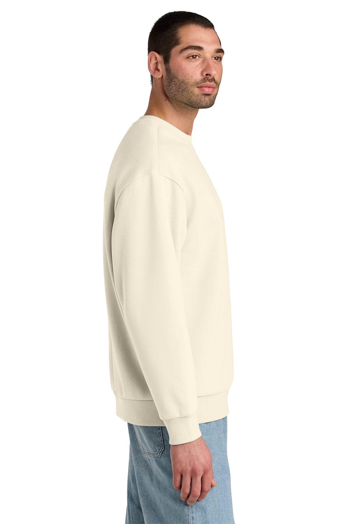 District V.I.T. Heavyweight Custom Fleece Crews, Griege [AMERILODGE GROUP]
