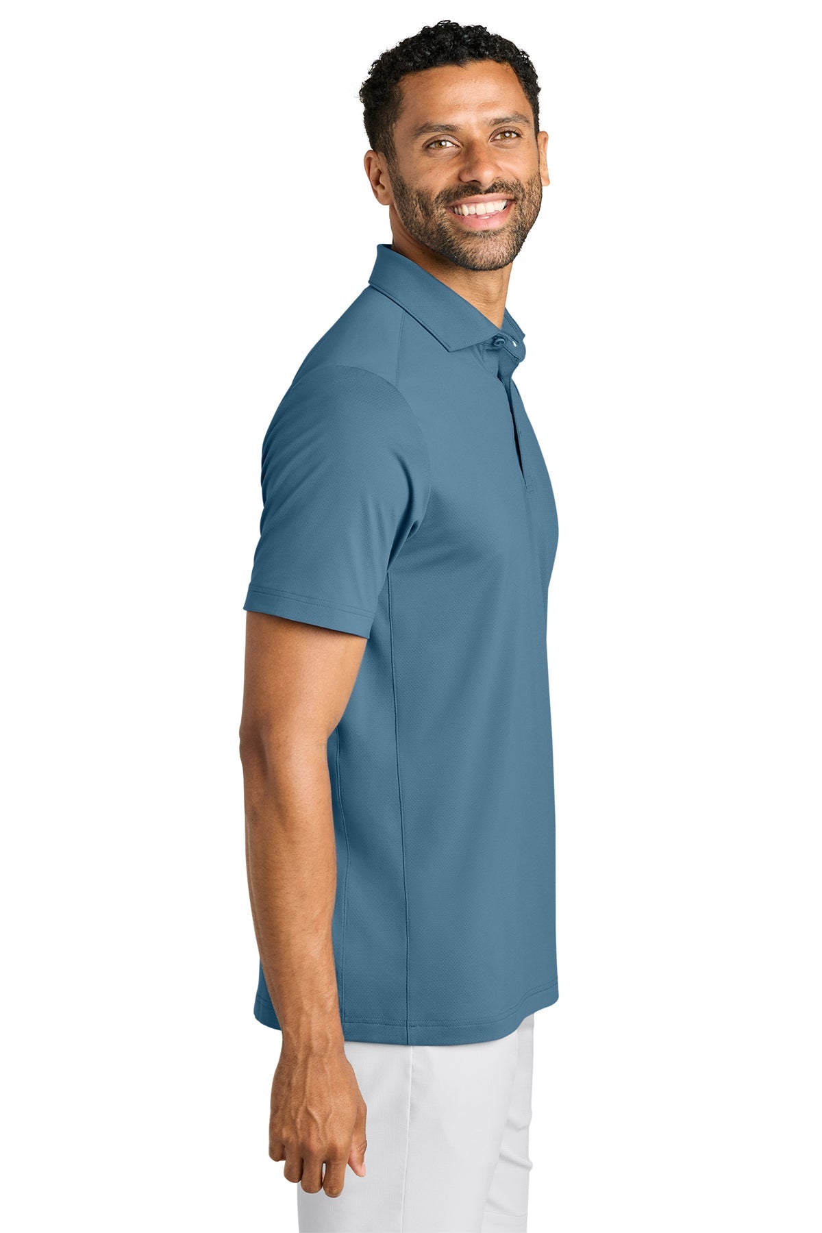 TravisMathew Onward Custom Polos, Copen Blue
