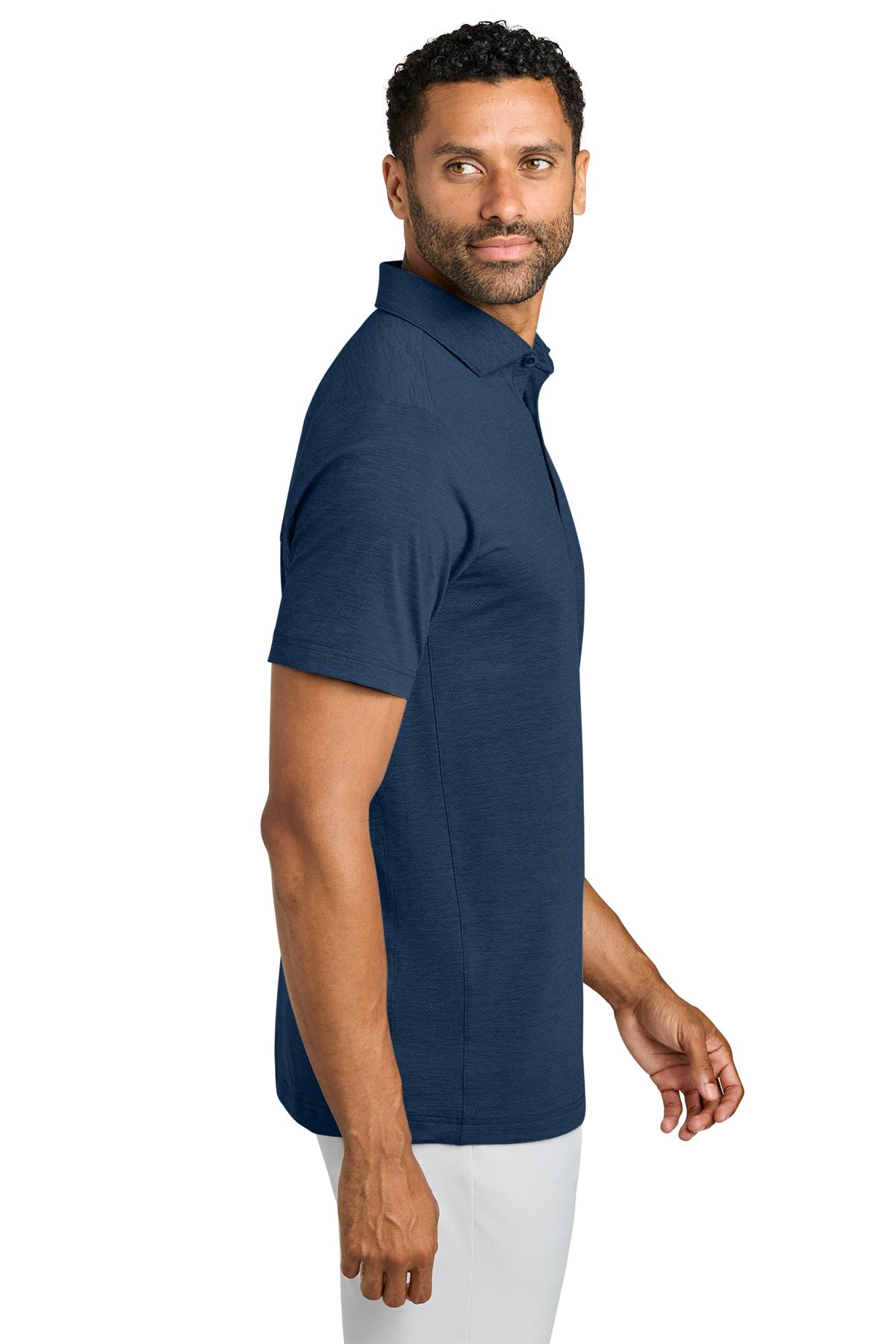 TravisMathew Onward Custom Polos, Navy Heather