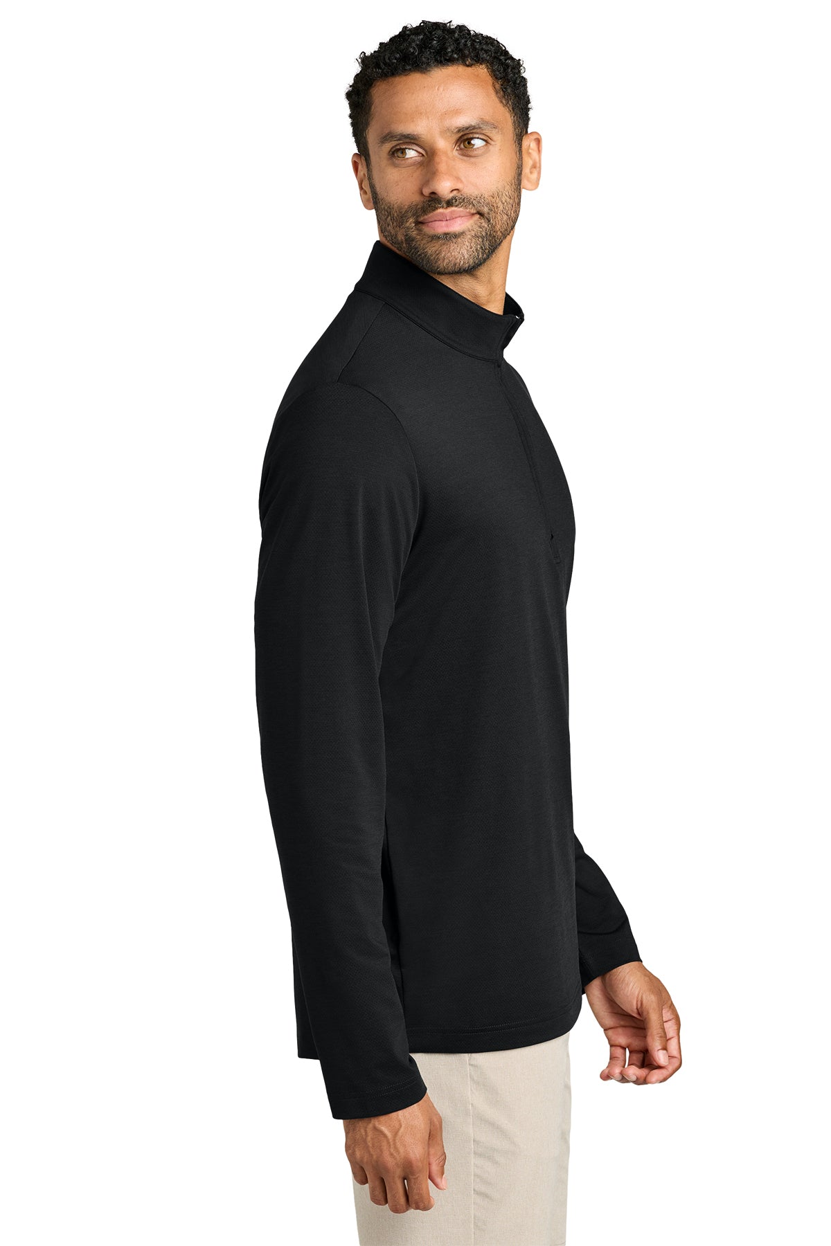 TravisMathew Onward Custom 1/4-Zips, Black [RealPage]