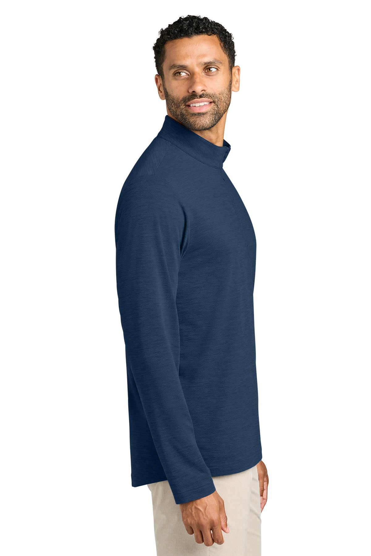 TravisMathew Onward Custom 1/4-Zips, Navy Heather [Versalift]
