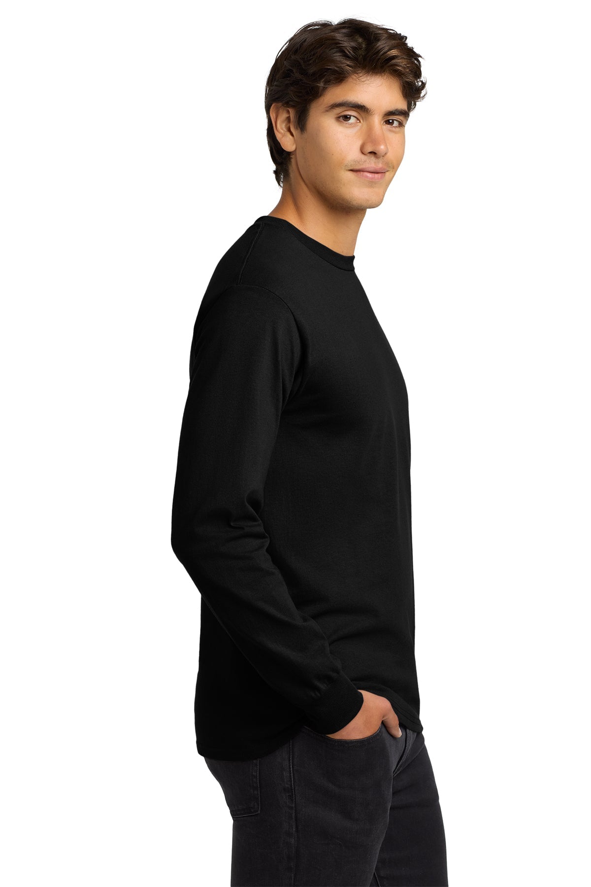 gildan ultra cotton long sleeve t shirt g2400 black