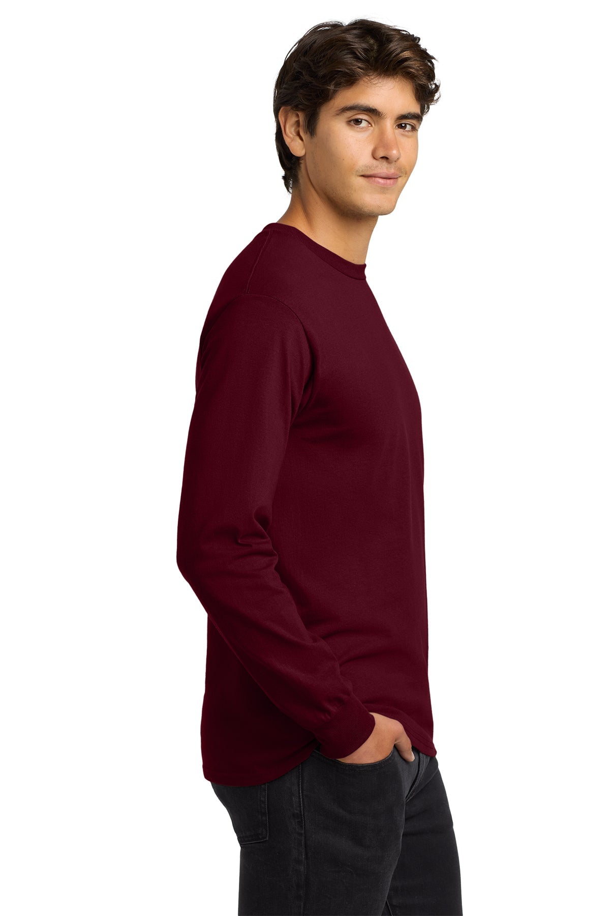 gildan ultra cotton long sleeve t shirt g2400 maroon