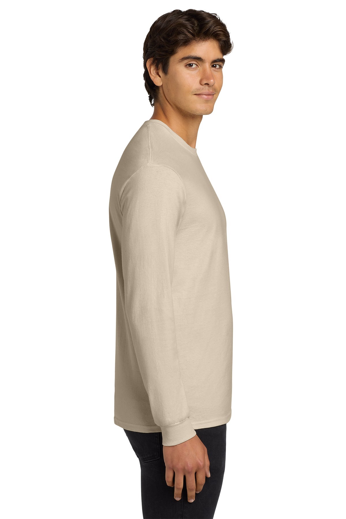 gildan ultra cotton long sleeve t shirt g2400 natural