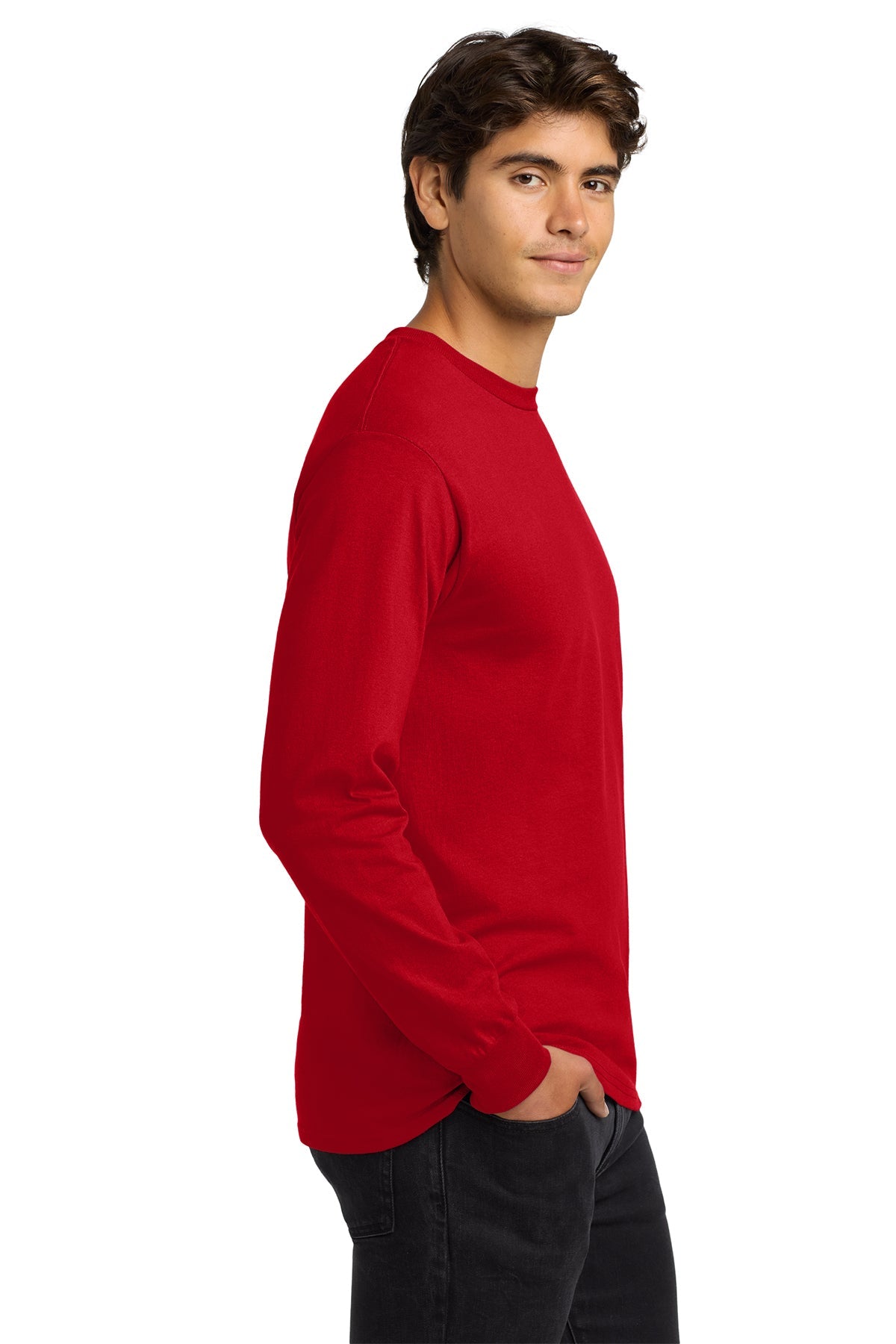 gildan ultra cotton long sleeve t shirt g2400 red