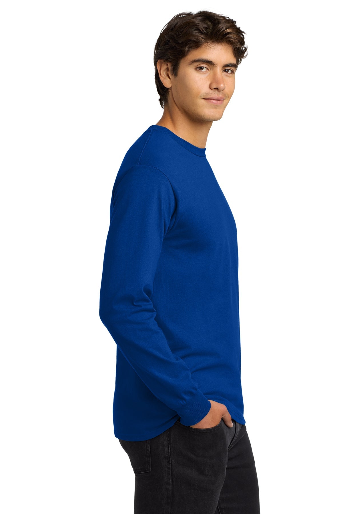 gildan ultra cotton long sleeve t shirt g2400 royal