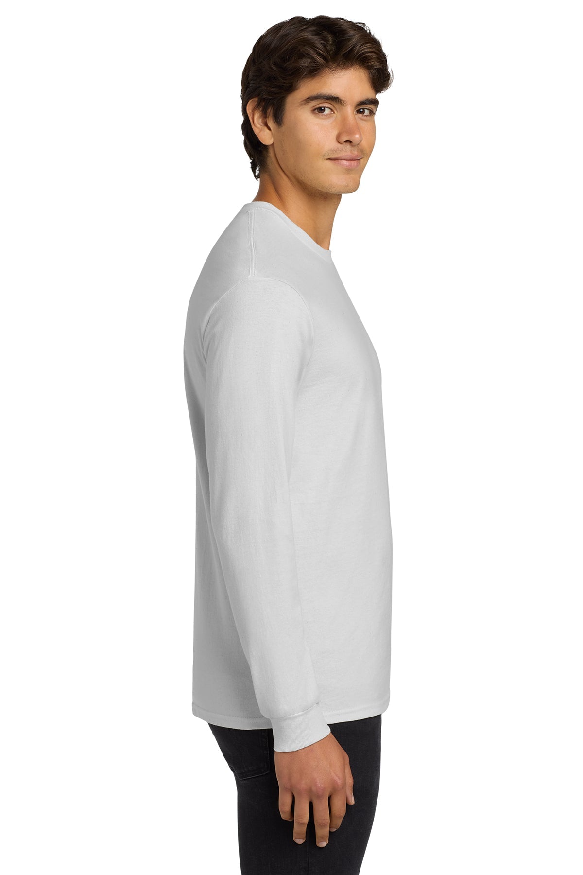 gildan ultra cotton long sleeve t shirt g2400 white