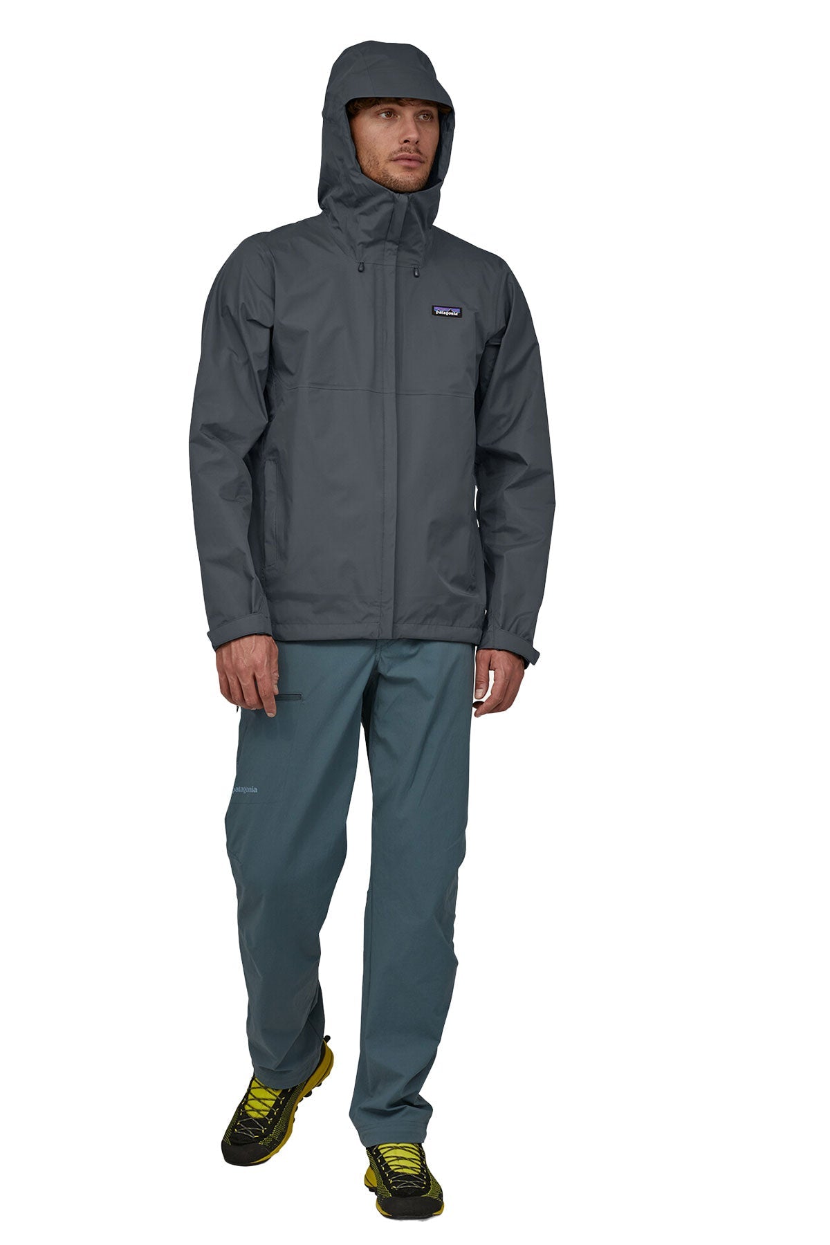 Patagonia Torrentshell 3L Rain Custom Jackets, Smolder Blue [Versalift]