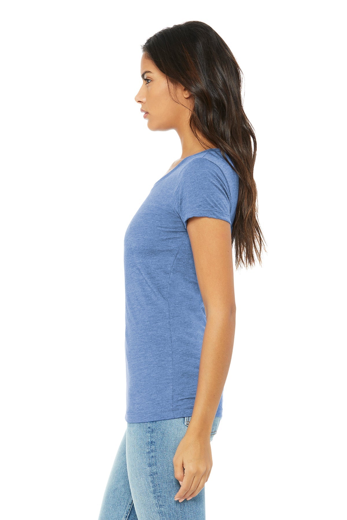 Bella Canvas Ladies Triblend T-Shirt, Blue [Real8 Group]