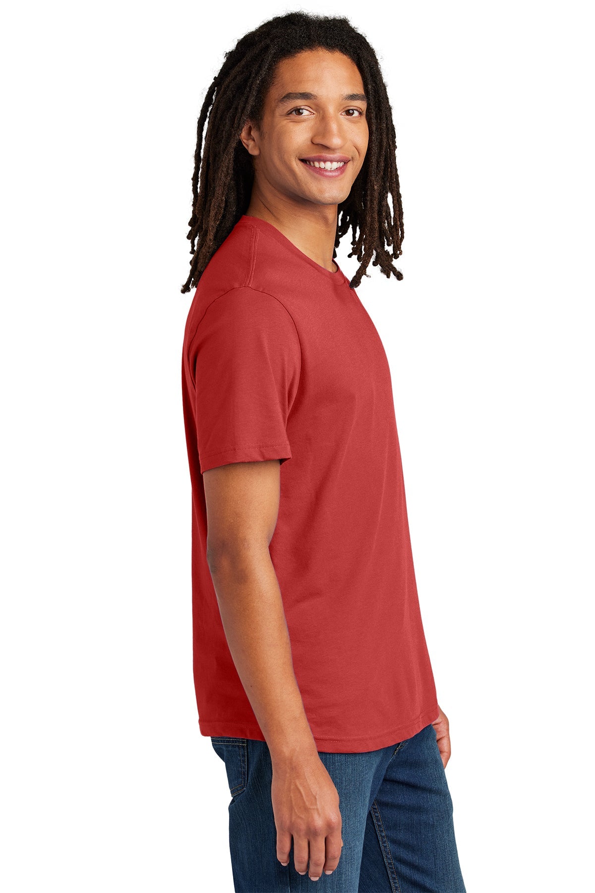 Allmade Unisex Heavyweight Recycled Cotton Custom Tee's, Beet Red