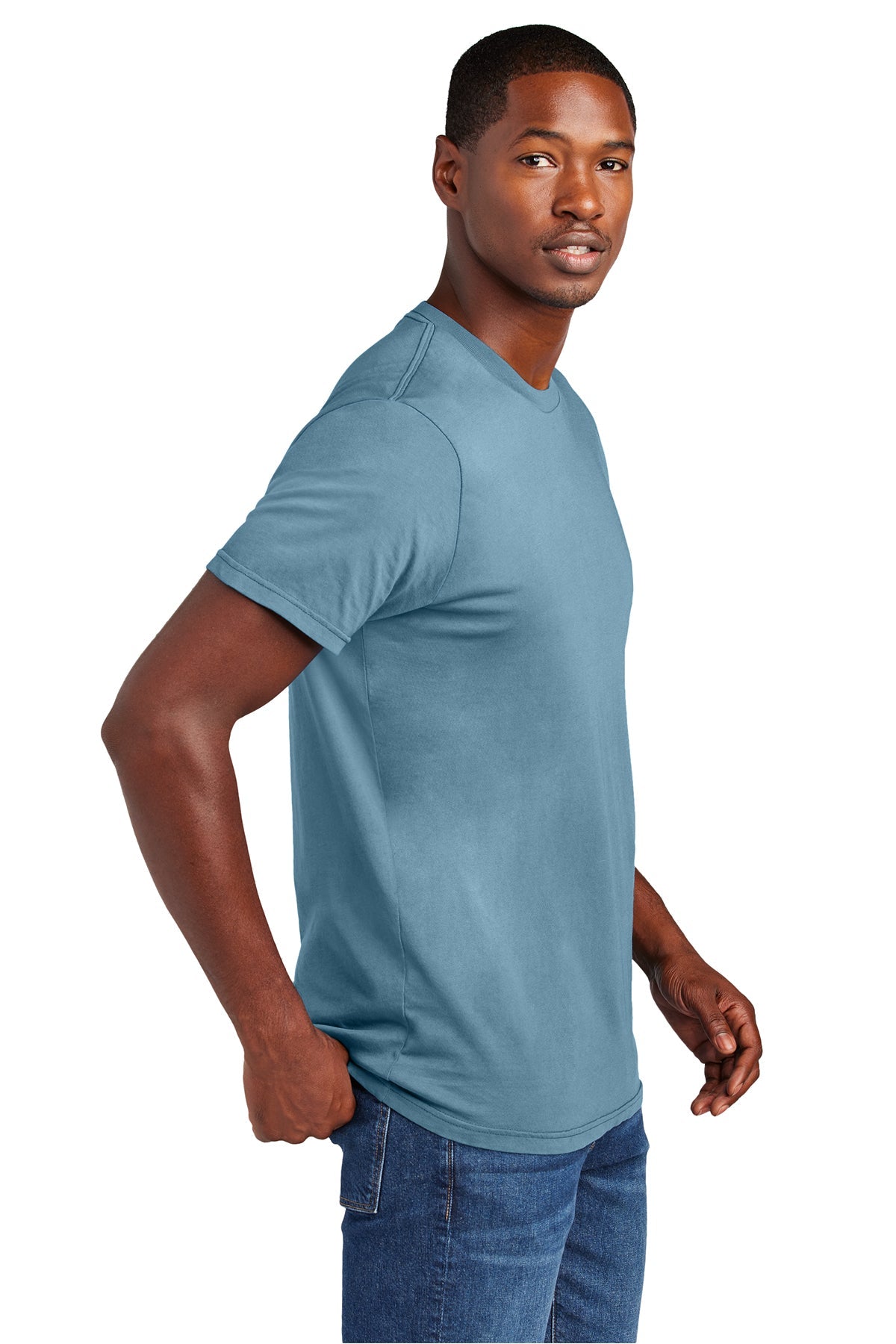 District Wash Custom Tee's, Dusk Blue