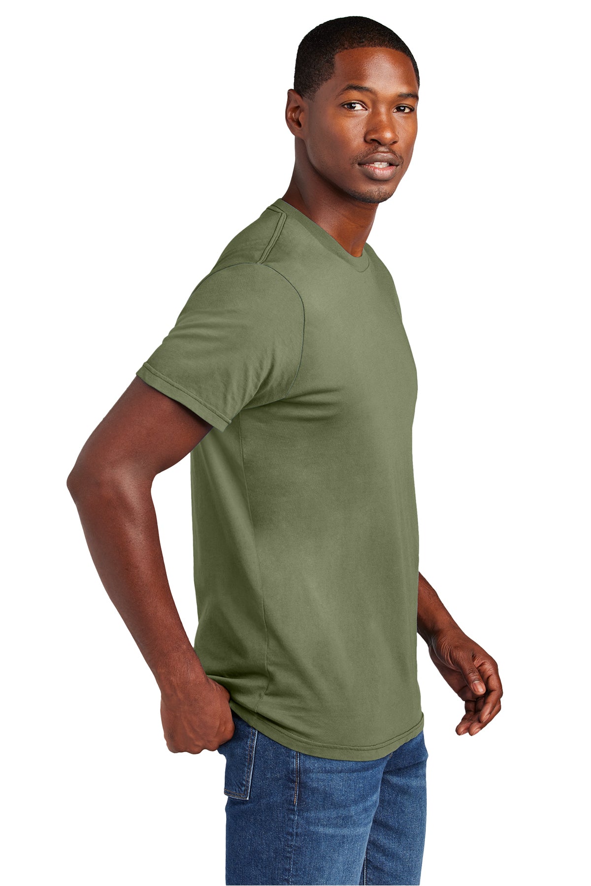 District Wash Custom Tee's, Olive Drab Green [Osage LLC]