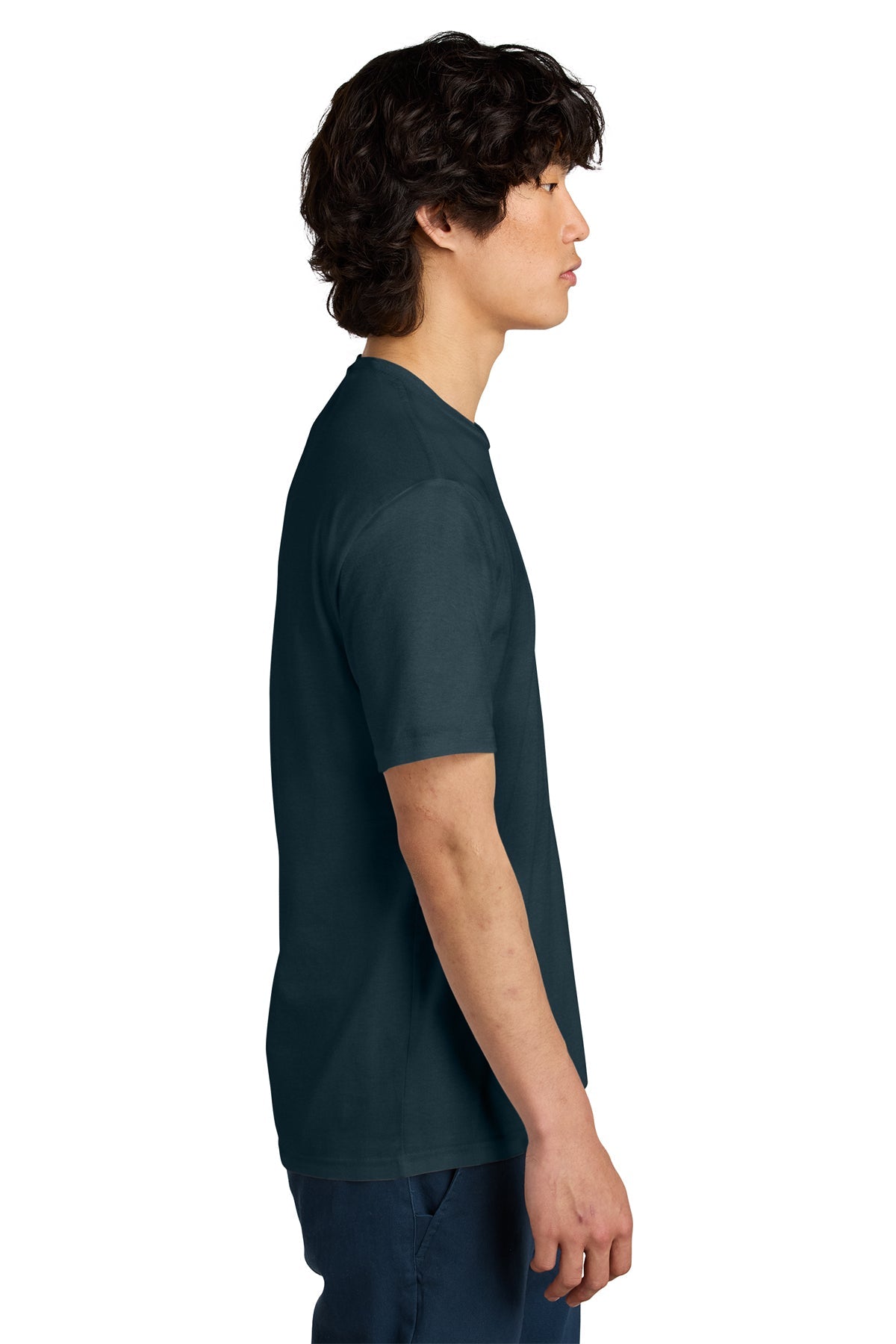 District Perfect Weight Custom Tees, New Navy