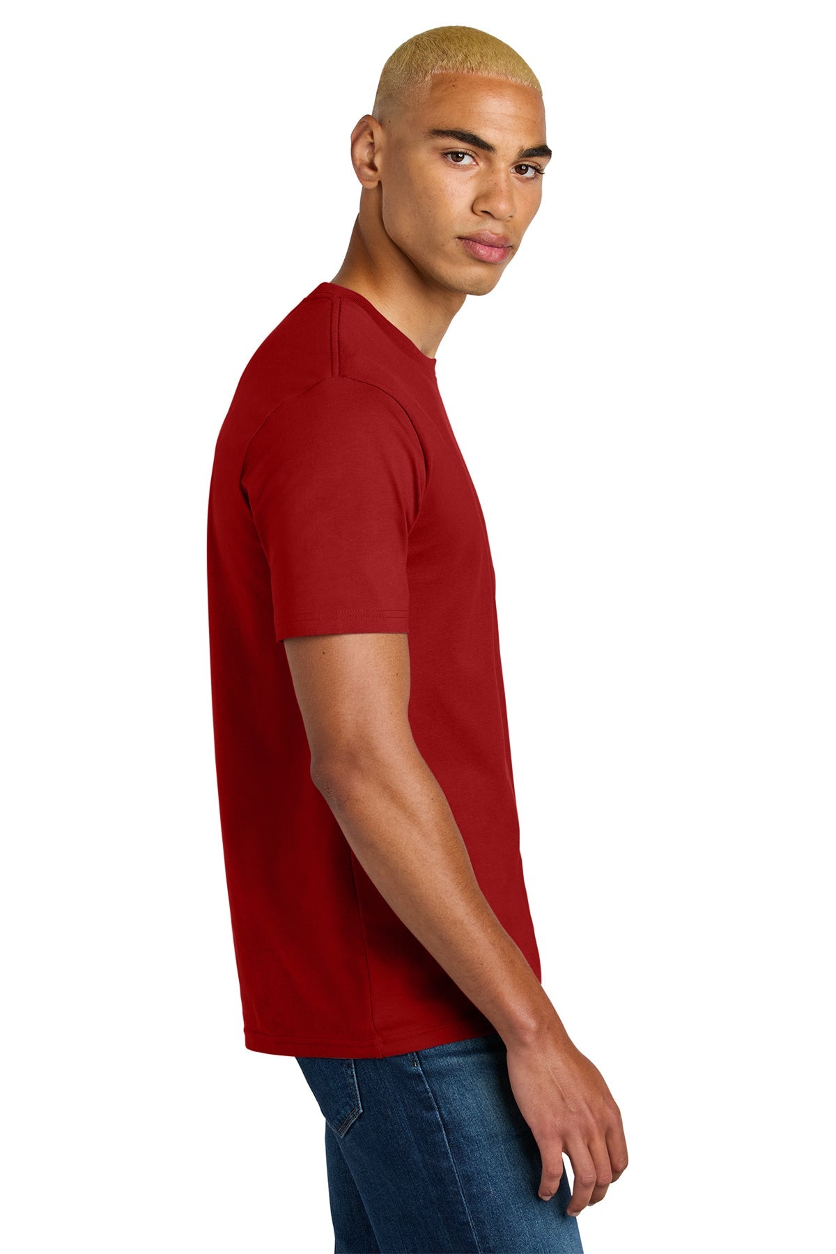 District Perfect Weight Icon Custom Tees, Classic Red [Osage LLC]