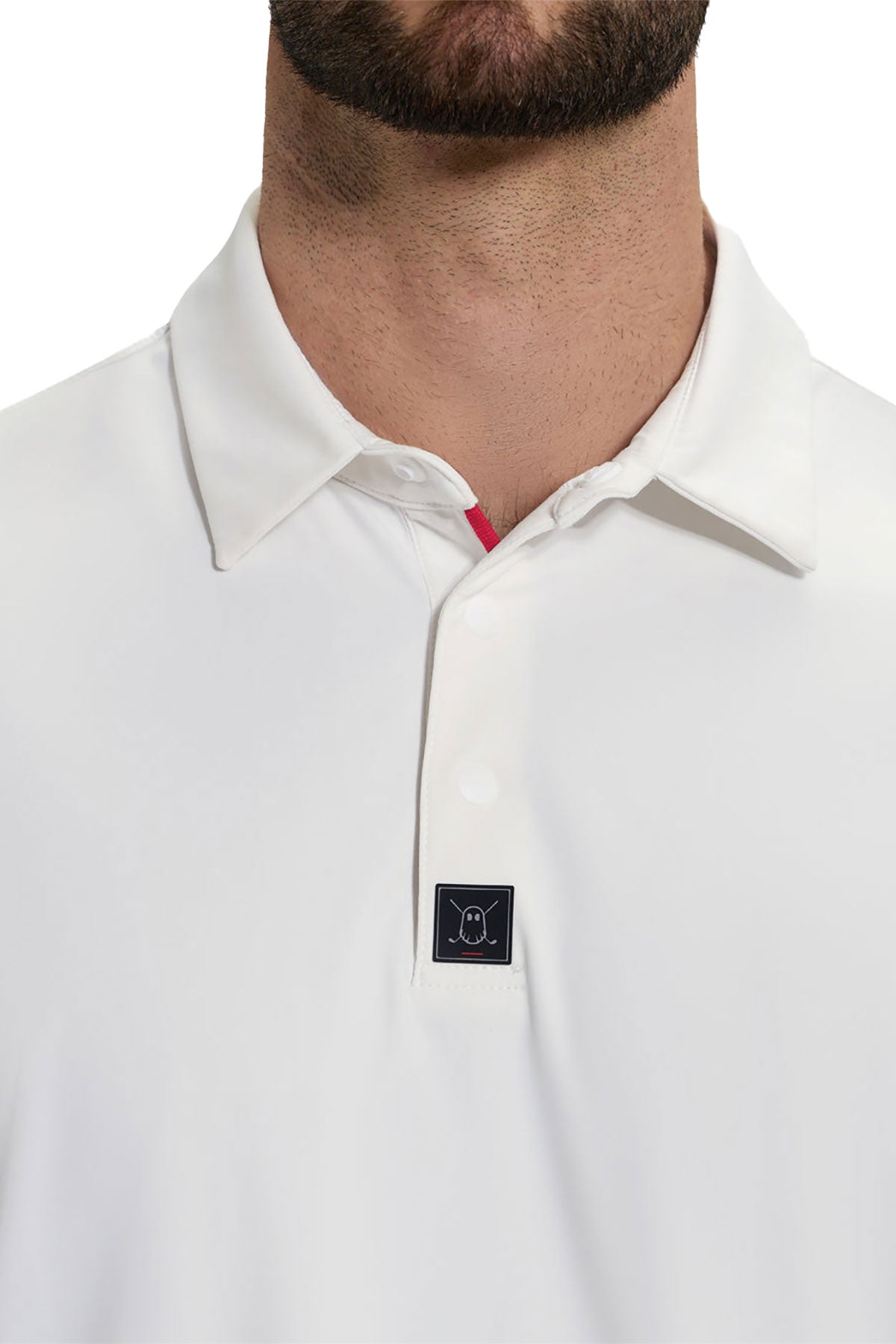Ghost Golf Core Custom Polos, White