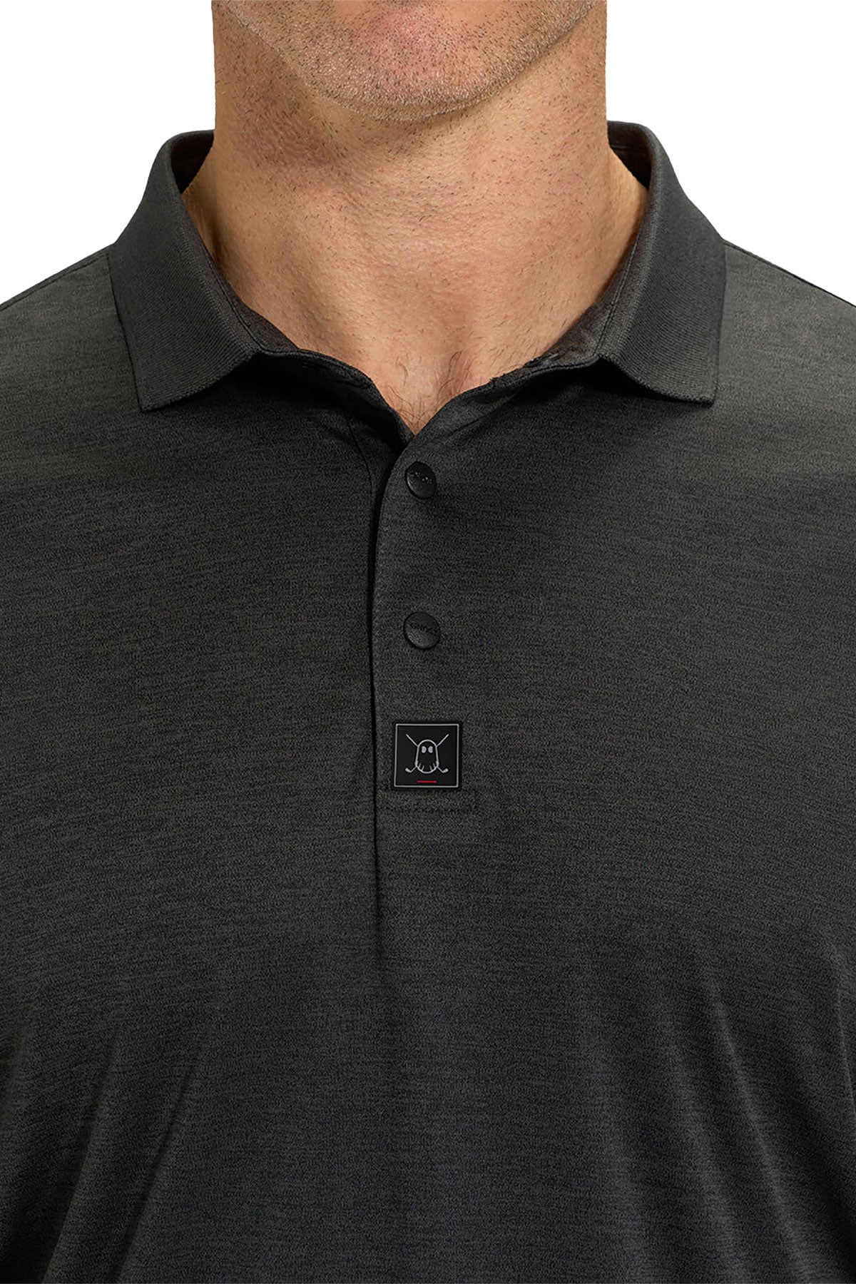 Ghost Golf Marled Core Custom Polos, Iron Grey [Versalift]