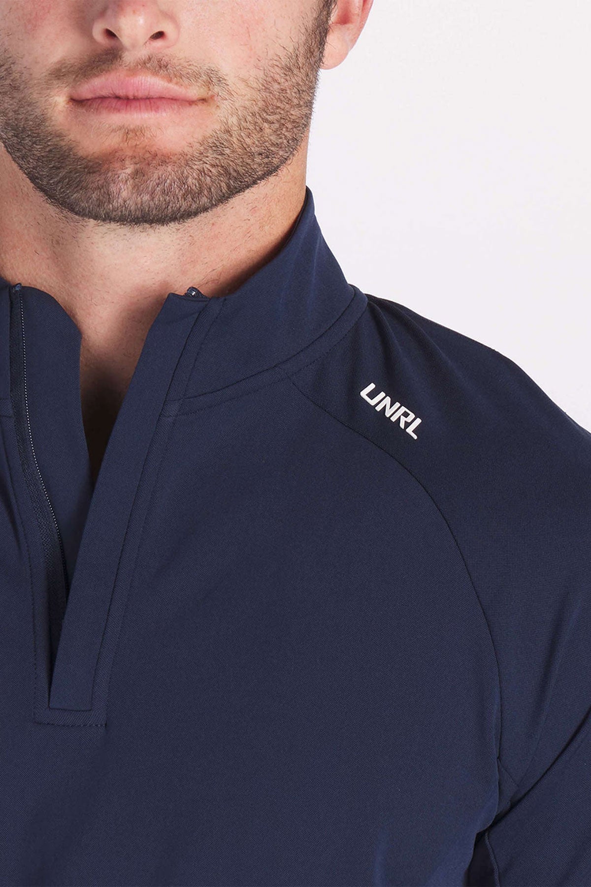 UNRL Highlands Custom Quarter Zips, Navy [Executive Construction]