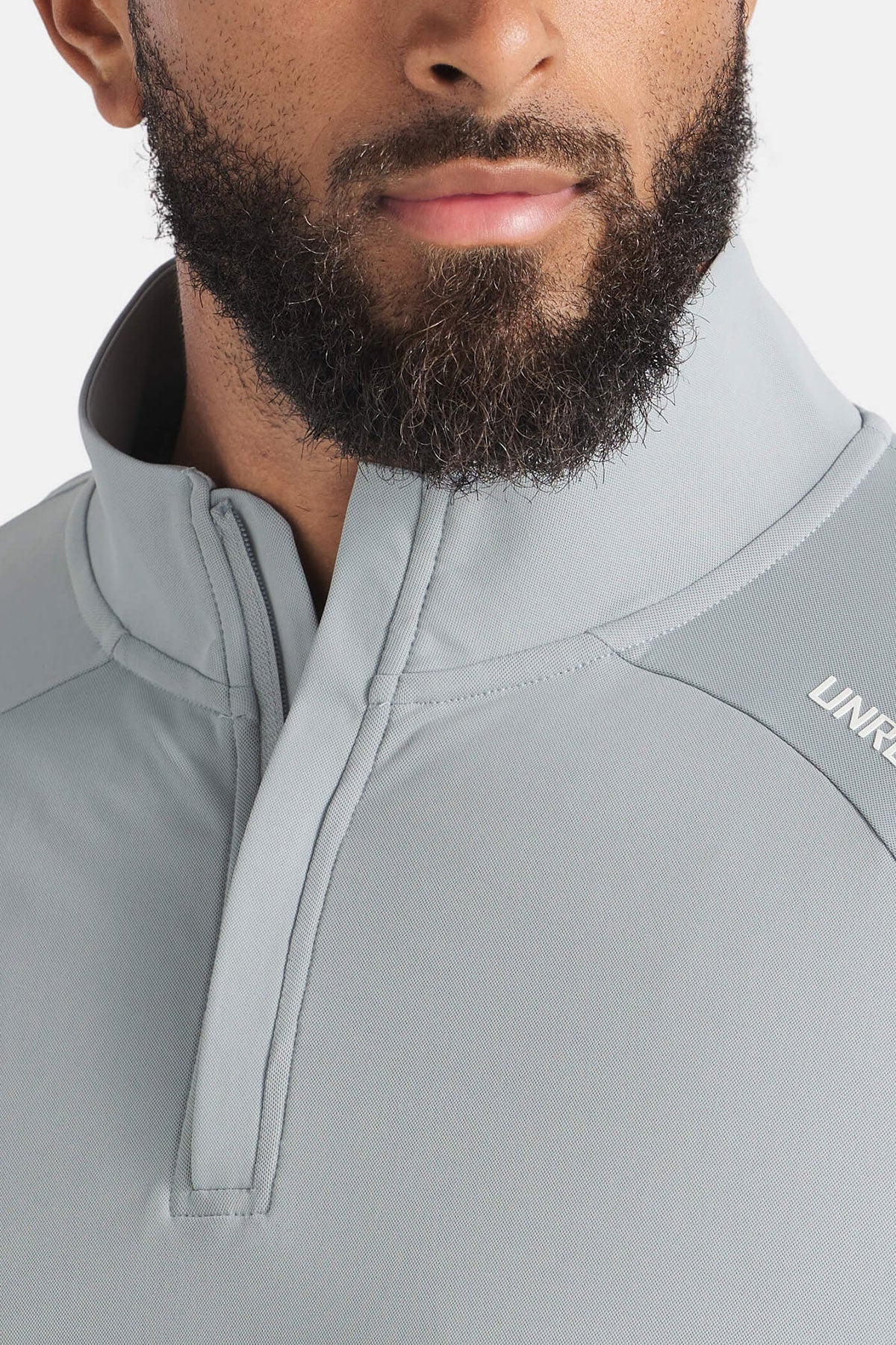 UNRL Highlands Custom Quarter Zips, Cadet Grey [Executive Construction]