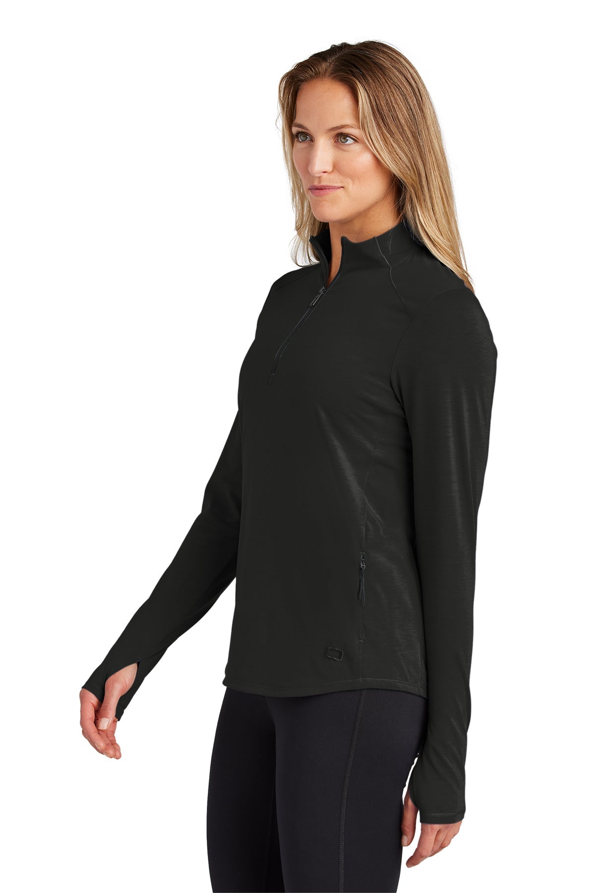 OGIO Ladies Motion Custom 1/4-Zips, Blacktop