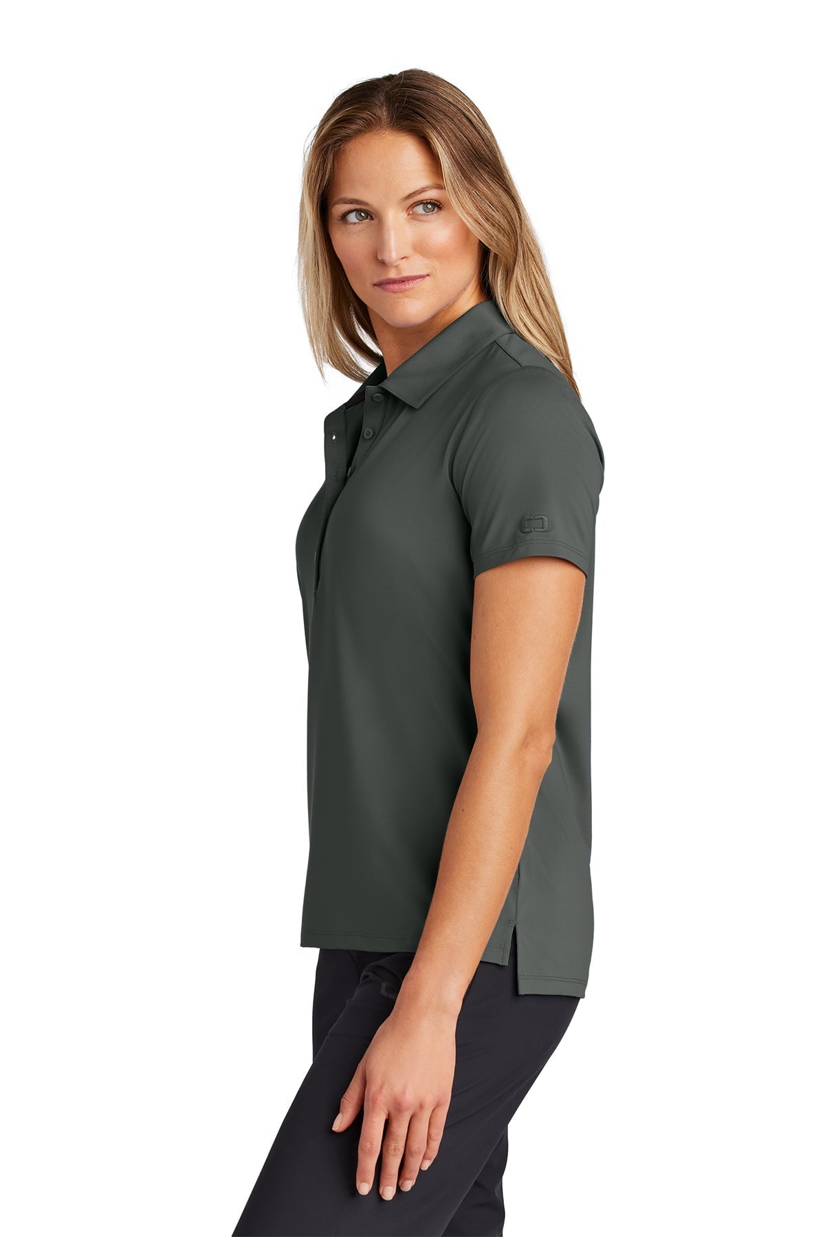 OGIO Ladies Regain Custom Polos, Tarmac Grey [Homie Real estate]