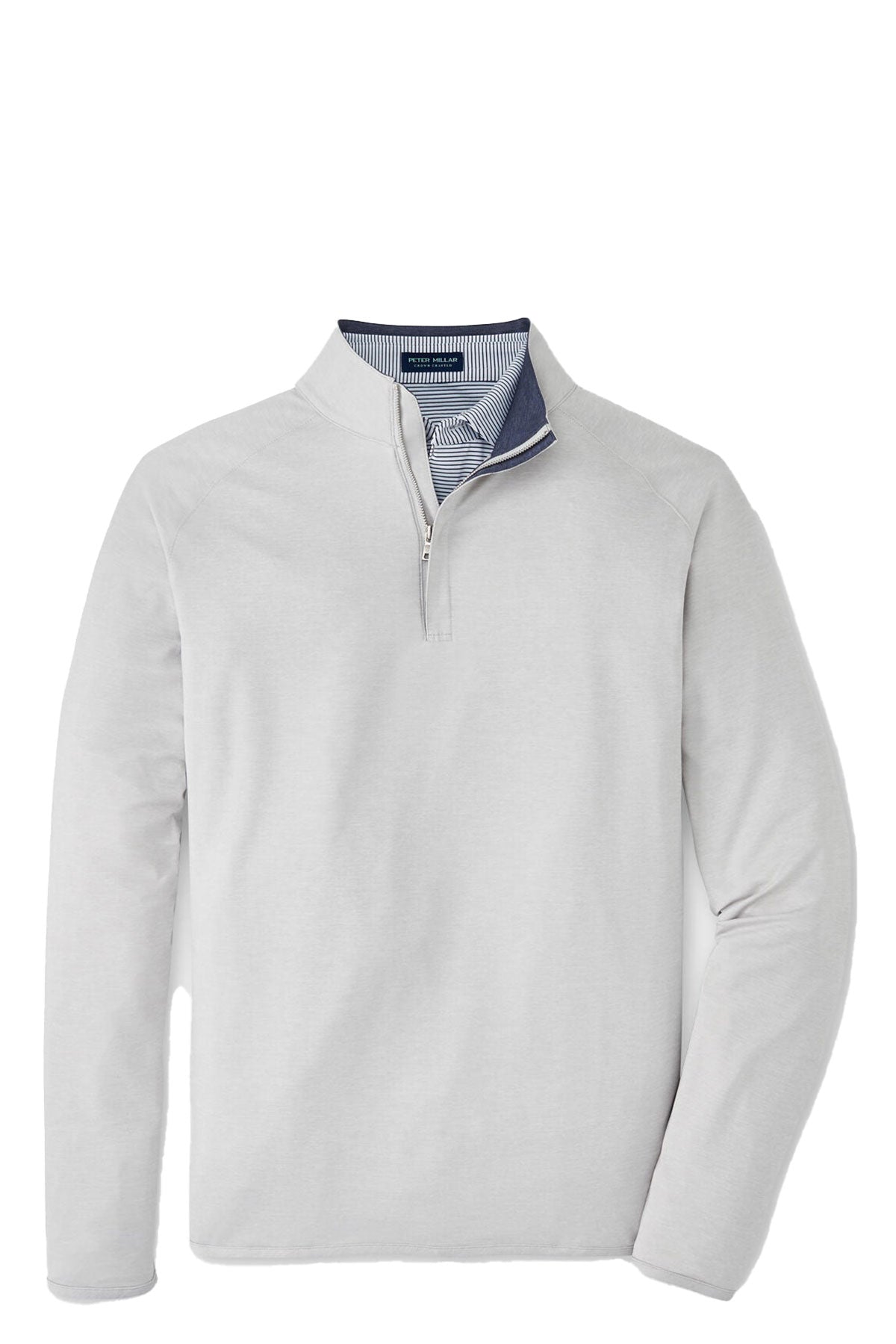 Peter Millar Stealth Performance Custom Quarter Zips, British Grey [Carolina Angel Network]