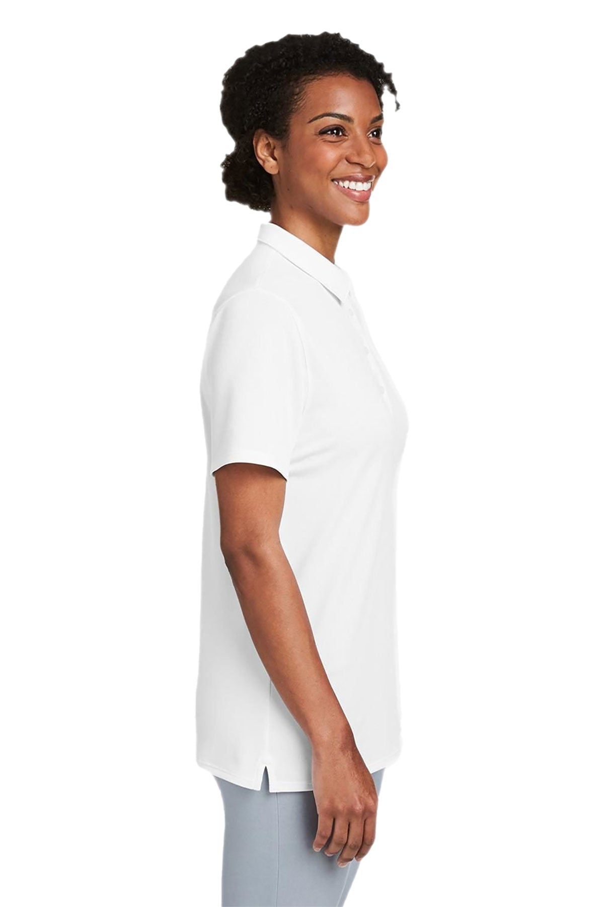 Vineyard Vines Custom Ladies Piqué Short-Sleeve Polos, White Cap