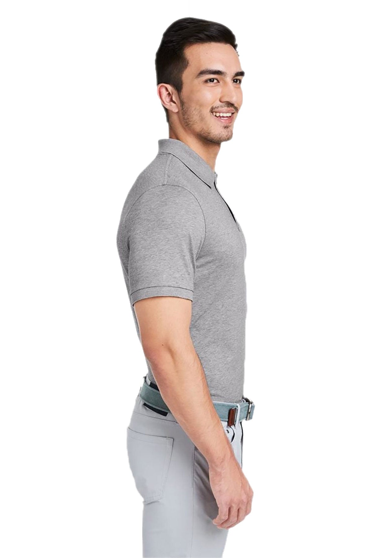 Vineyard Vines Custom Mens Edgartown Pique Short-Sleeve Polos, Barracuda