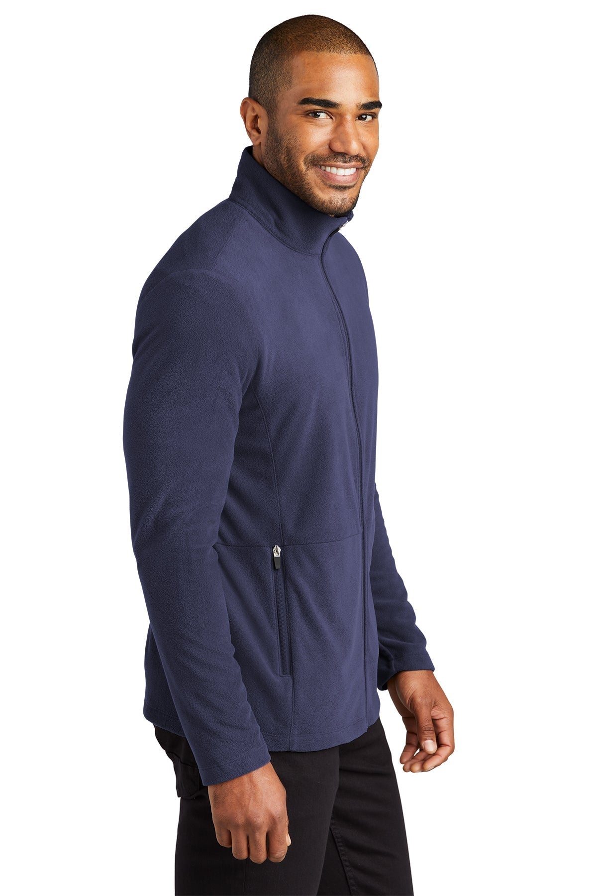 Port Authority Accord Microfleece Custom Jackets, Navy [Barrett Hospital and Healthcare]
