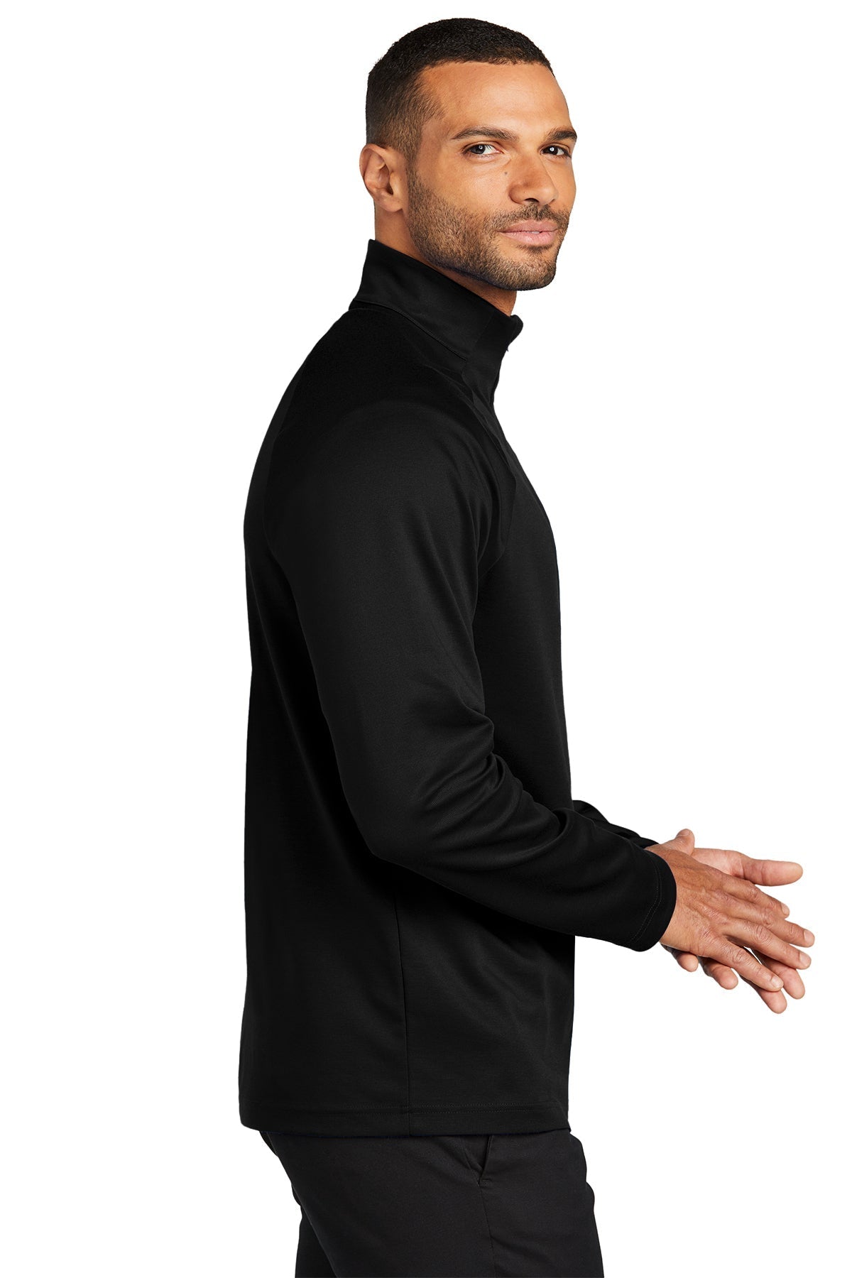 Port Authority C-Free Cypress Custom 1/4-Zips, Deep Black [Stratolaunch]