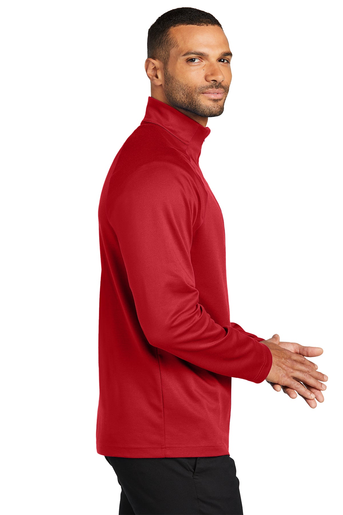 Port Authority C-Free Cypress Custom 1/4-Zips, Rich Red [Mechanical Solutions]