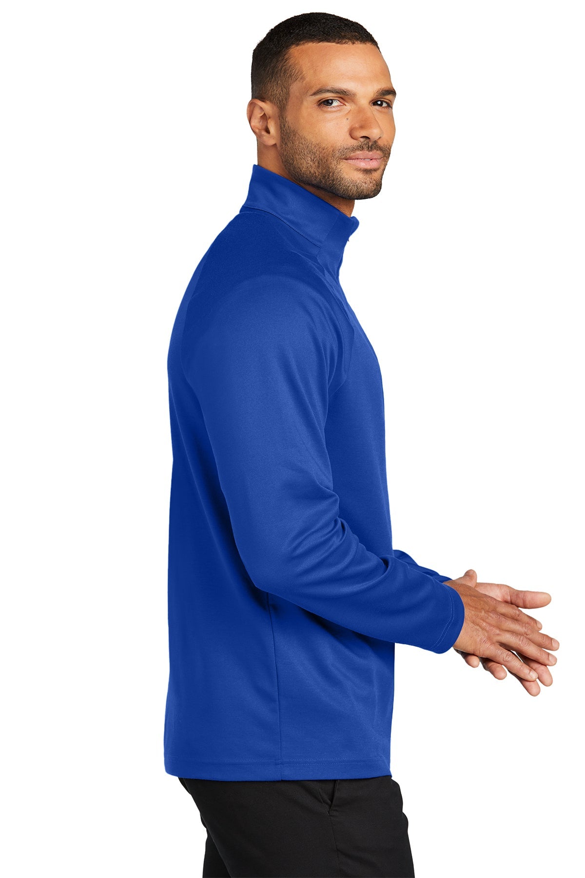Port Authority C-Free Cypress Custom 1/4-Zips, True Royal [Mechanical Solutions]
