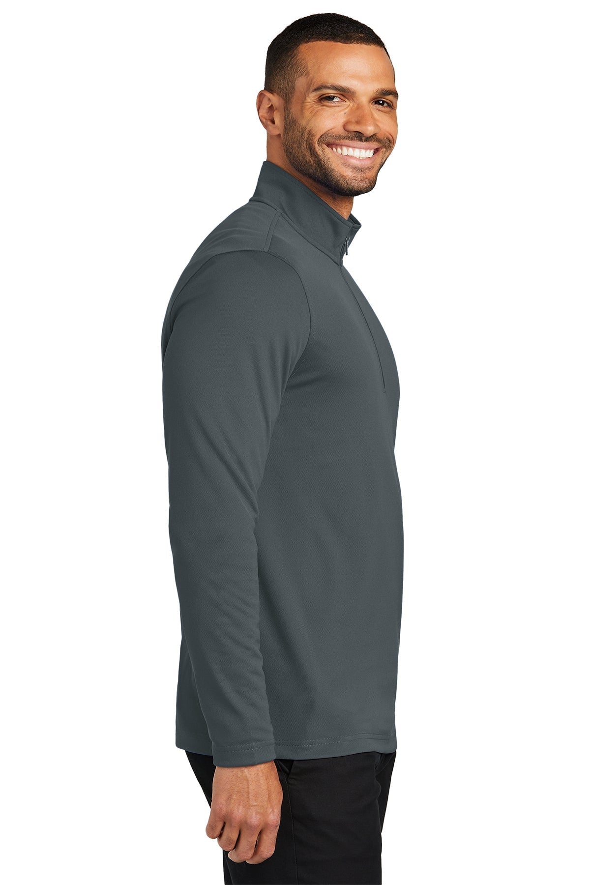 Port Authority Dry Zone UV Micro-Mesh Custom 1/4-Zips, Graphite [LUMS AUTO CENTER]