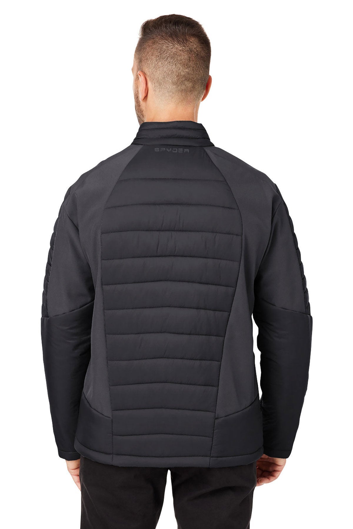 Custom Spyder Men's Challenger Jackets, Black