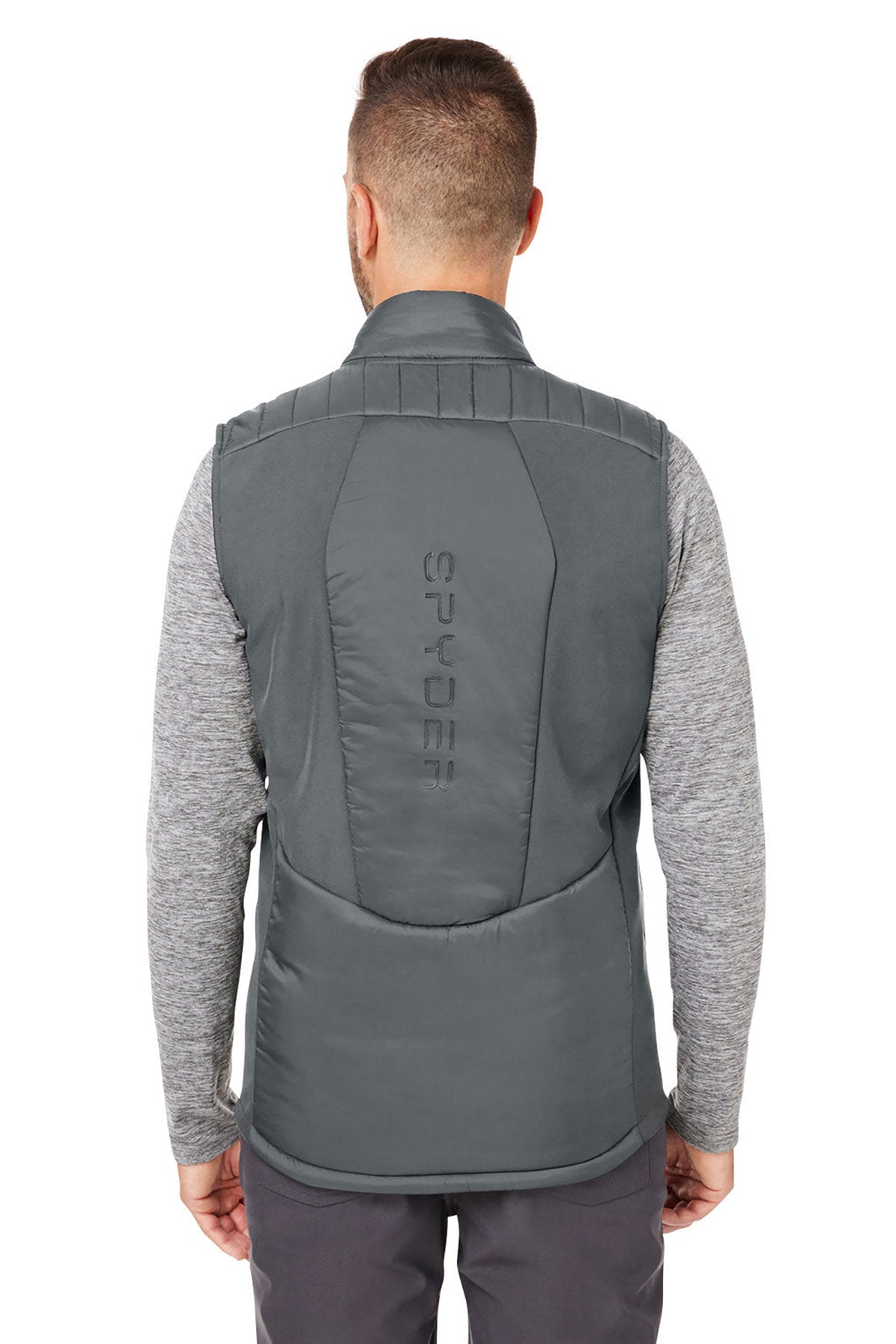 Custom Spyder Men's Challenger Vests, Polar