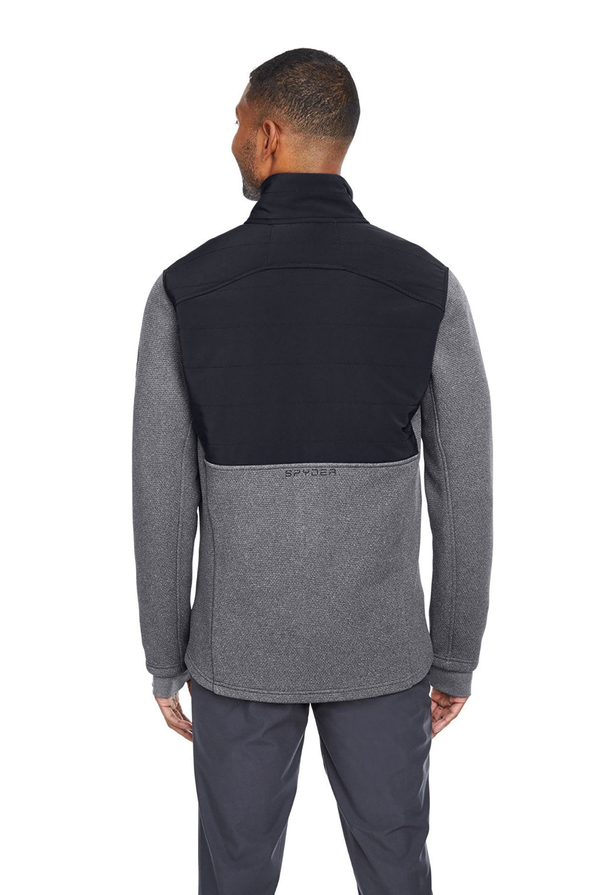 Spyder Men's Pursuit Commuter Jackets, Black Hthr Blk