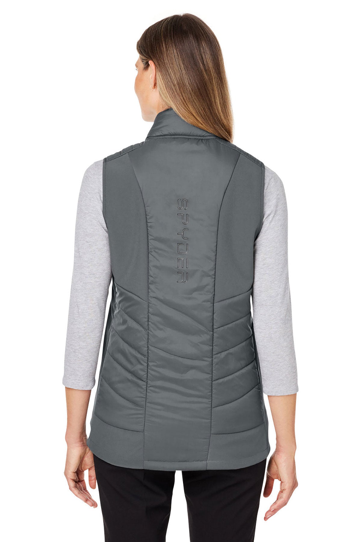 Custom Spyder Ladies' Challenger Vests, Polar