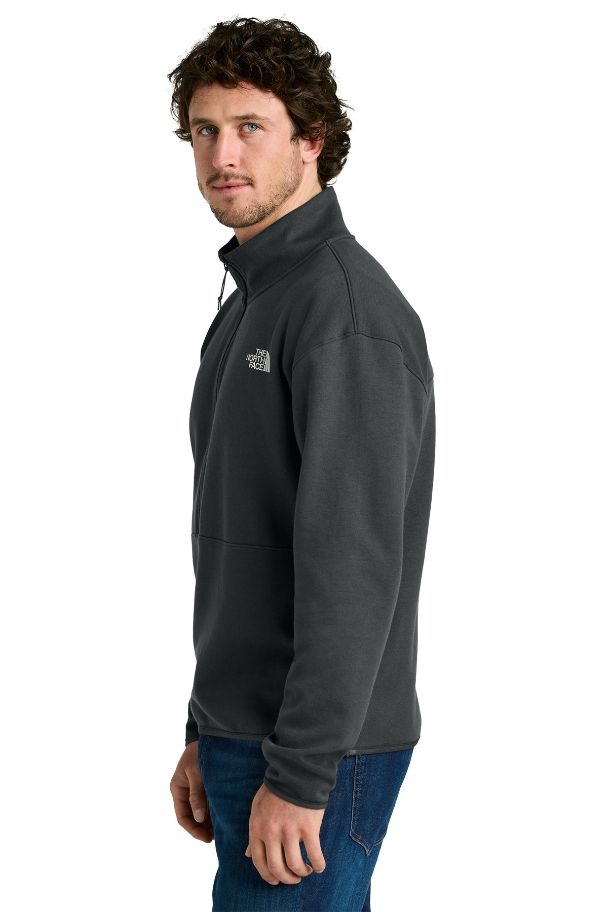 The North Face Double-Knit 1/2-Zip Custom Fleece, Asphalt Grey [Launch]