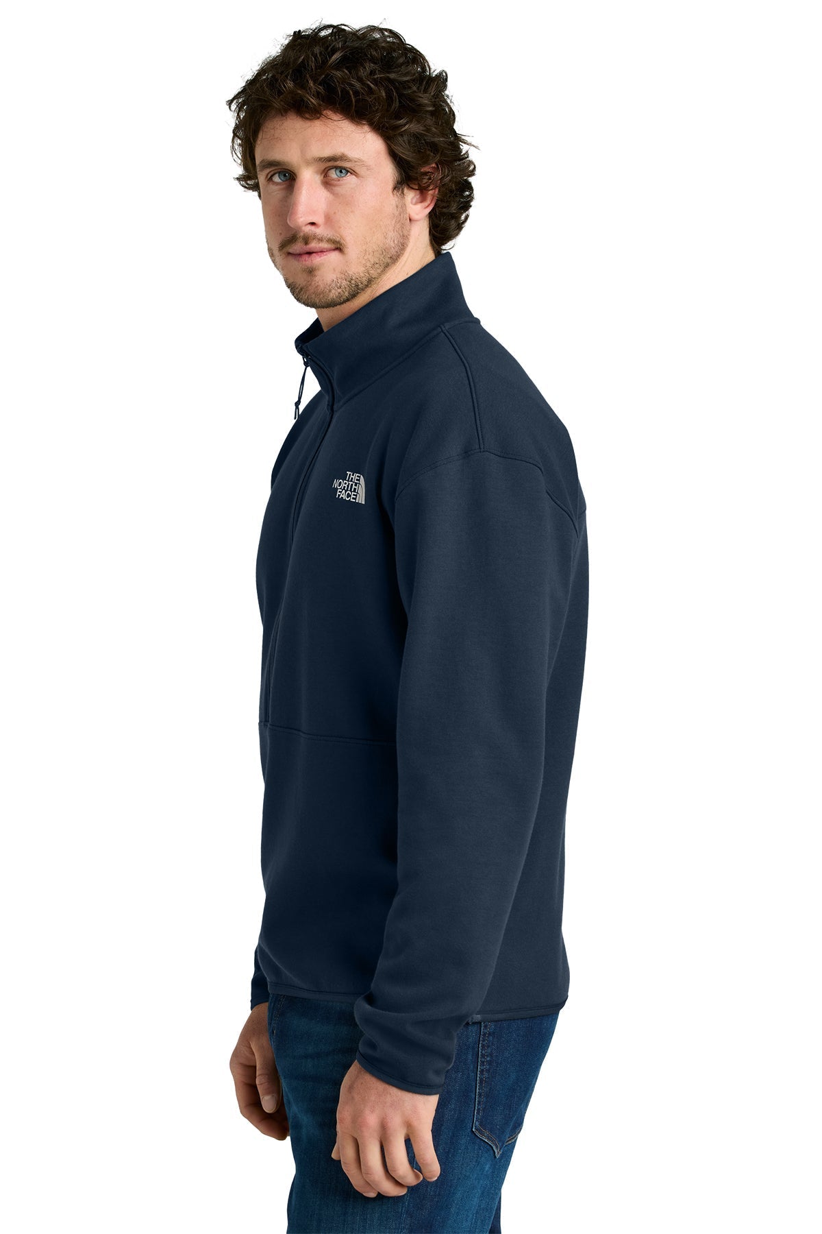 The North Face Double-Knit 1/2-Zip Custom Fleece, Summit Navy [Launch]