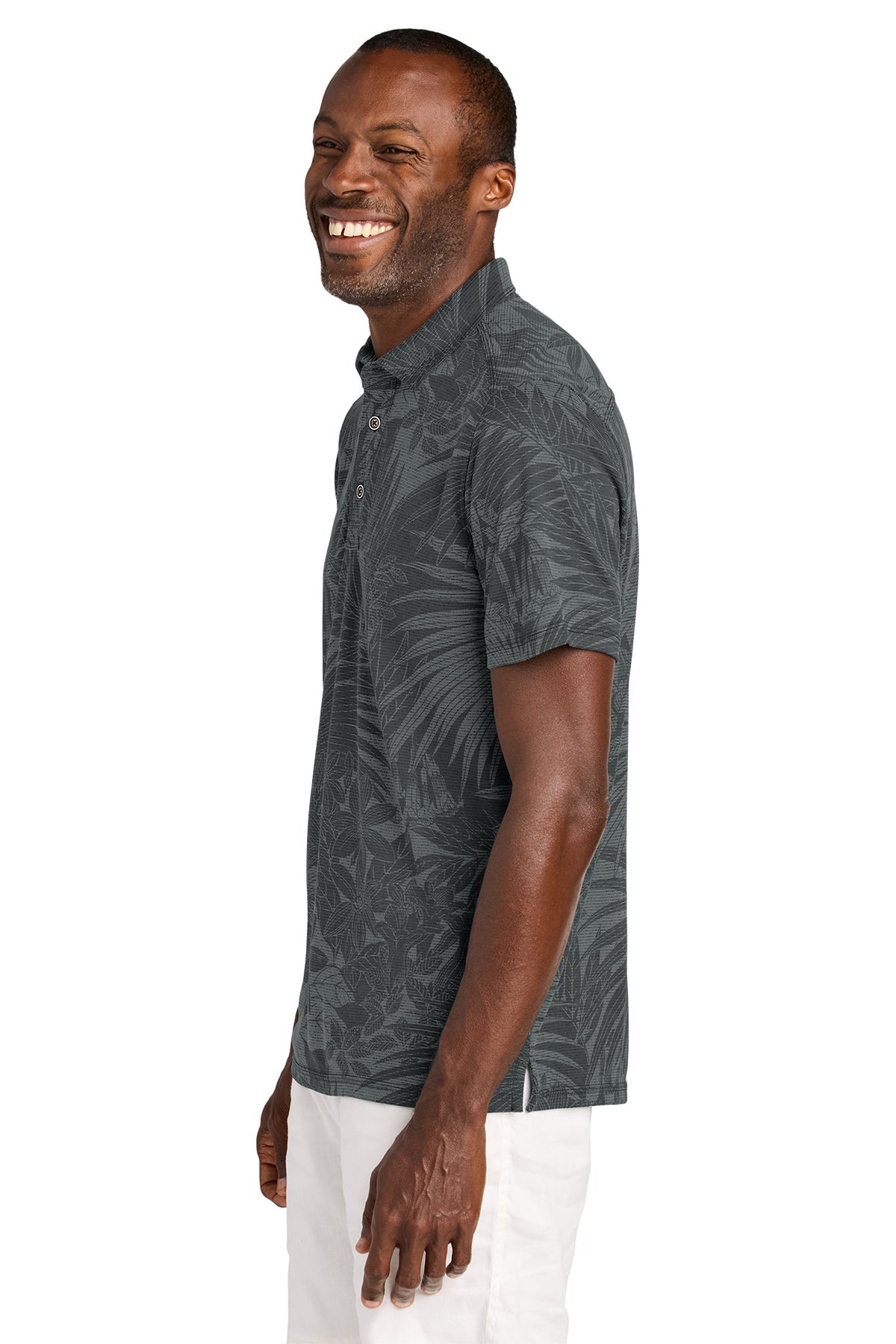 Tommy Bahama Santiago Paradise Custom Polos, Coal