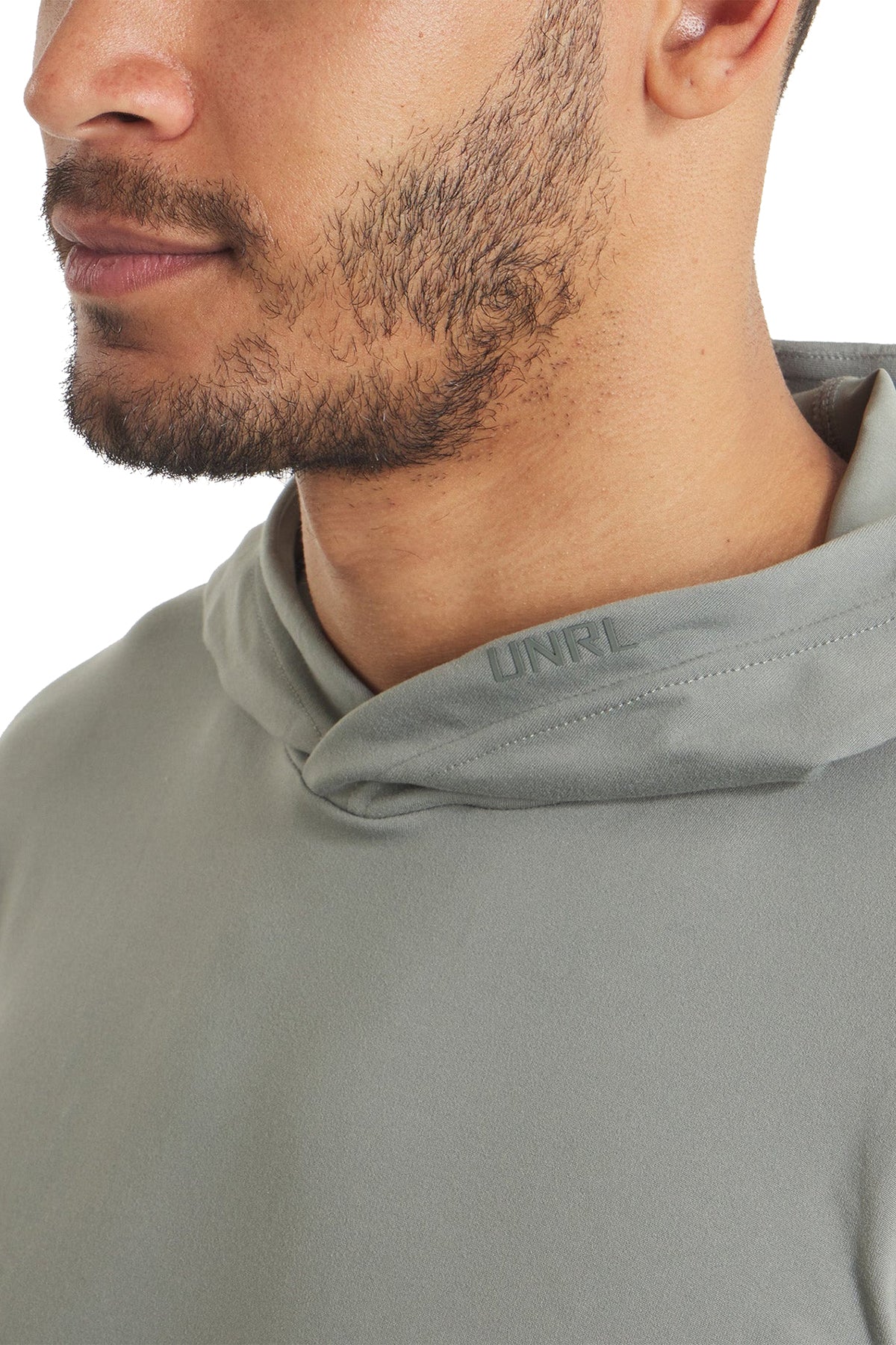 UNRL Ultra Hooded Custom Long Sleeves, Eucalyptus [Benjamin and Company]