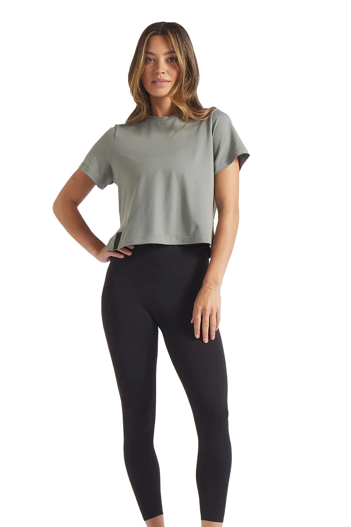 UNRL Womens Boxy Ultra Custom Tee's, Eucalyptus